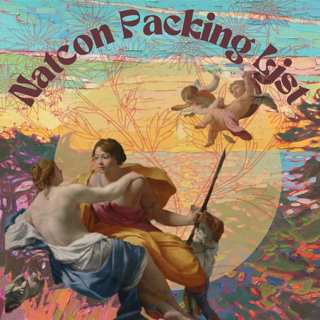 Hey Georgia!! Heres the packing list for Natcon, this is just a general packing list so make sure to supplement with whatever you need as well (like snacks or projects) and check your email for any updates. Can’t wait to see you all there!