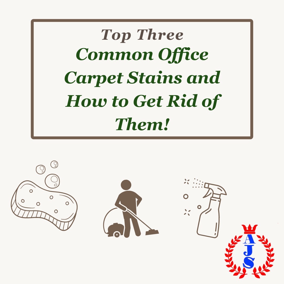 Don't miss these three tips! Keep your office space looking fresh and clean with these carpet cleaning tips! 💼✨ Learn how to tackle three common stains like a pro. #CarpetCleaning #OfficeLife #CleanSpace #janitorial