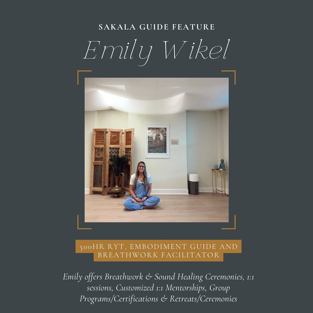 Emily is here to guide you in accessing unconditional love, liberation and Spirit, all through the body. Her mission is to connect you to the love and truth that already lives within you - not outside. We get to access our purest essence by weaving Life as the medicine.
Upon discovering the practice of yoga and breathwork, she embarked on the journey of a humble student, taking 1000s of hours of training focused on yoga, breathwork, psychic development, somatic healing, human design, masculine/feminine relating, plant medicine and energy work.
She’s taught yoga for 8 years and facilitated ceremonies for 4. Her spaces are deeply encoded with safety, integrity, healing and embodying wholeness.
Want to learn more about working with Emily? Click here - https://linktr.ee/emilynwikel and follow her @emilywikel
#denverhealthandwellness #denverhealers #denveryoga #denveryogaevents #denvercommunity #denveryogaspaces #denverhealingcommunity #yinyogadenver #denverevents #denveryogi#chakrarealignment #denverreikihealing #denverqigong #denversoundbath #denversoundhealing #denveryoganidra #denverwellnesscommunity #denverbreathwork #denvereventspace #denverherbalists #denverancestralhealing
#sakalacommunity #somatichealing
#denverenergyhealing #protectyourenergy #protectyourpeace #wearefamily #meetyourguides