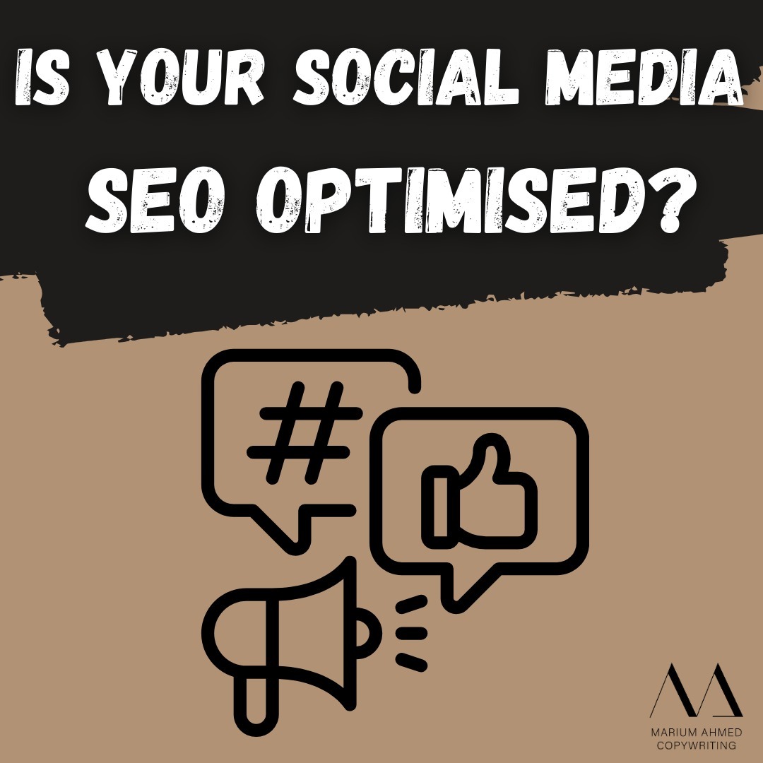 🚀 Boost Your Reach with Social Media SEO! 🚀
SEO and Social Media? Err What?!?!
Yes, there is a thing called SEO Optimised content for Social Media! You read that right. Read. It. Again.
Here a few hacks you can use to optimize your content:
🔍 Optimize your profile with keywords
📸 Use high-quality images and videos
📅 Post consistently at optimal times
🏷️ Leverage relevant hashtags and trends
🔗 Drive traffic with backlinks and cross-promotion
Maximize your visibility and engagement with these strategies!
Sounds gibberish? Comment below, and I'll add you to the waitlist for my FREE Social Media SEO Guide!
#SocialMediaSEO #SEOtips #DigitalMarketing #ContentStrategy #SocialMediaMarketing #OnlineVisibility #BoostYourReach #EngagementTips #MarketingStrategies #SEO