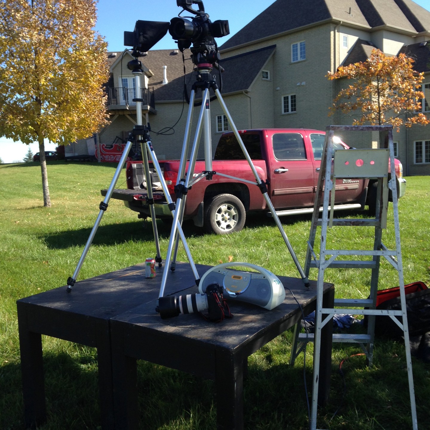 Getting ready for an outdoor dance scene in #musicvideo #behindthescenes