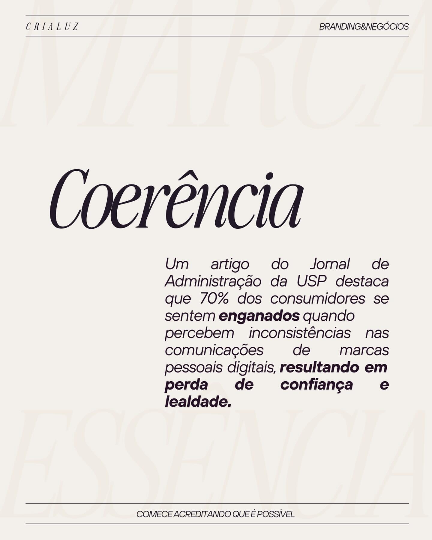 Você já se sentiu enganado por uma marca que parecia não ser o que dizia ser? 👀
As promessas vazias estão perdendo a credibilidade. É realmente frustrante ver aquele discurso incoerente, frágil e cheio de manipulação. Pra que isso? Pois é, também pensamos isso por aqui.
As marcas pós-propósito surgem como resposta, focando em ações reais e impactantes. Por mais óbvio que pareça (o óbvio realmente precisa ser dito) a honestidade e a transparência são agora a chave para se destacar.
Pense nisso: sua marca está realmente comprometida com a transformação positiva ou ainda está presa ao discurso?
À medida que a tecnologia avança, como podemos garantir que nosso engajamento digital seja ético e beneficie verdadeiramente a sociedade, o mercado e suas micro-comunidades? É um convite para pensar no impacto real das nossas ações digitais.
O que vocês pensam sobre esse tema?
Vamos adorar conversar e construir pontos para fortalecer esse diálogo. ✨
#branding #brandingparaemprendedores #estrategiademarca