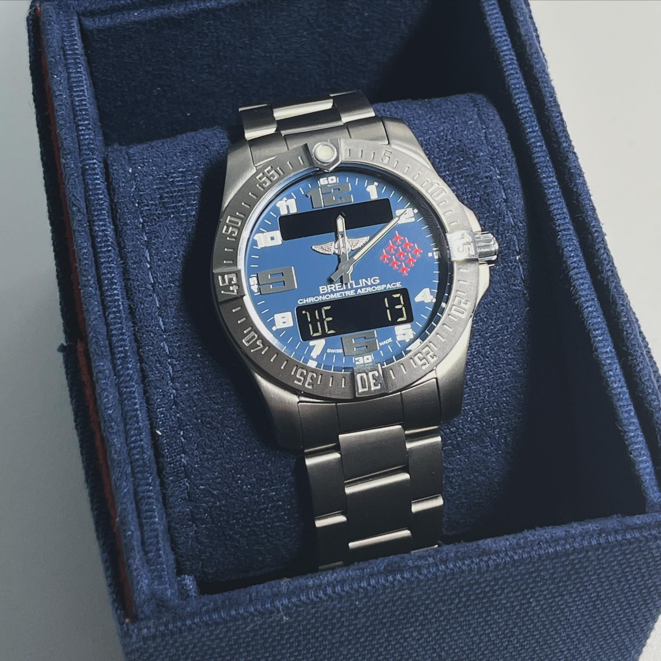 For Sale Breitling Red Arrows Areospace unworn £2500 #Breitling #areospace #redarrows #cirencester #cotswolds #forsale #shoplocal