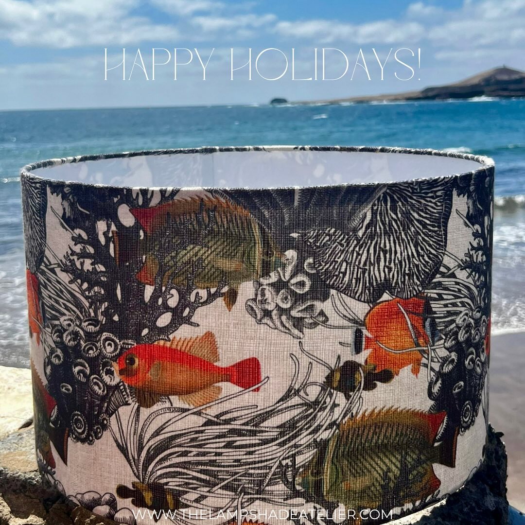 Happy holidays! ☀️
Our atelier will remain closed until August 15th!
We will be back with new inspiration, new fabrics, textures and much more…
Thank you for your patience and support and we look forward to assisting you when we return❣️
Have a great summer! ⛱️☀️💦🐠
#bespokelampshades #homedecor #customlampshades #handmade #lampshademaker #madewithlove #homeinterior #interiordesigner #handcrafted #madeinusa #beautifulhomes #the_lampshade_atelier
