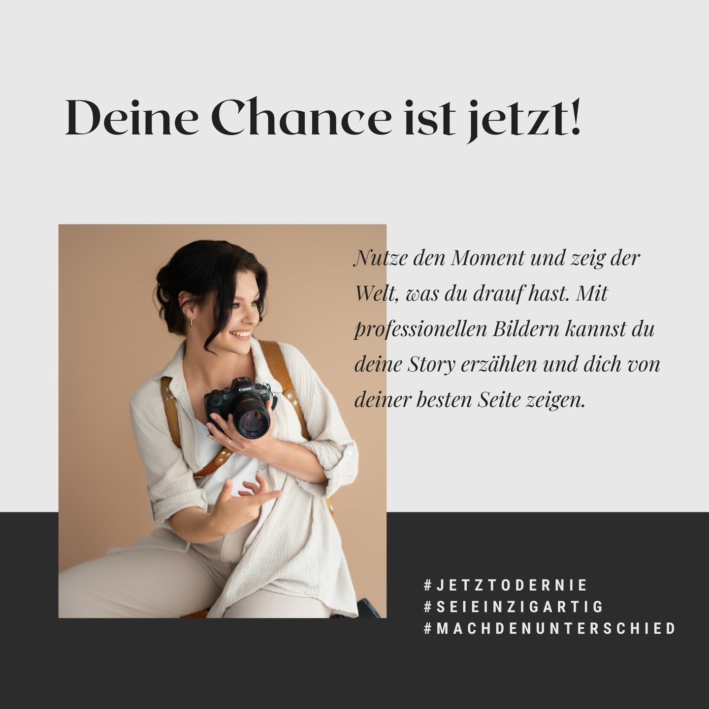 🌟 Präsentiere dein Business in bestem Licht! 🌟
In der heutigen digitalen Welt sind professionelle Fotos der Schlüssel, um deine Marke authentisch und ansprechend zu präsentieren. Ob Business-Porträts, Teamfotos oder Unternehmensdarstellungen – ich bin hier, um die Essenz deines Unternehmens in ausdrucksstarken Bildern einzufangen. 📸✨
Als erfahrener Fotograf mit einem Gespür für professionelle Ästhetik und authentische Darstellungen möchte ich dir helfen, deine Marke visuell stark zu positionieren. Gemeinsam schaffen wir Bilder, die Professionalität und Persönlichkeit vereinen.
🌟 Was ich anbiete:
📷 Professionelle Business-Porträts
👥 Authentische Team- und Mitarbeiterfotos
🏢 Unternehmens- und Imagebilder
💬 Jetzt anfragen & Termin sichern!
Kontaktiere mich für Verfügbarkeiten und Preise. Lass uns zusammen deine Marke ins beste Licht rücken!
📧 Mail: info@fotoloft-zittau.com
📱 WhatsApp: 0162 40 13 891