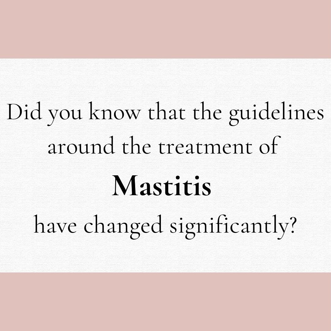 The Academy of Breastfeeding Medicine (ABM) updated their Mastitis Spectrum Protocol in 2022 which you can see at www.bfmed.org/protocols (protocol #36). The following is a summary of the recommendations:
Mastitis is inflammation of the breast and can contribute to early weaning. Symptoms may include breast pain, redness and swelling and fever (normal hormonal shifts during breastfeeding can cause sweating and hot flashes that mimic fever).
Inflammation causes the milk ducts (the pipes that transport the milk from the milk sacs to the nipple) to narrow, making it harder for the milk to be removed. A full milk sac may cause a painful lump, but trying to physically massage or squeeze it through will only make the inflammation worse (and be very painful!).
So treatment is about reducing inflammation and allowing the ‘pipes’ to open back up, so the milk sacs can naturally drain.
Management recommendations include:
- Use ice packs or cold compresses after feeds, or more frequently if it brings relief (think about what you would do for a sprained ankle)
- Take anti-inflammatory or pain relieving medication (be sure to follow manufacturer directions for use)
- Avoid deep massage or squeezing of the breasts which will only cause more inflammation and increase your chance of the mastitis developing into something worse
- Feed as you normally would and don’t pump to ‘empty your breasts’ as you don’t want to over stimulate your milk production at this time. Feeding at the breast is more effective than using a pump if it’s an option for you, and if pumping is necessary, then hand express instead as a pump can injure the breast and nipples
- Wear a firm bra to support your breasts and reduce inflammation
If you aren’t seeing improvement after 24hrs then see your health care provider for review.
If you would like some help to manage your mastitis, or are having recurrent bouts of mastitis, then please contact me for a full assessment and plan. #ibclc #mastitis