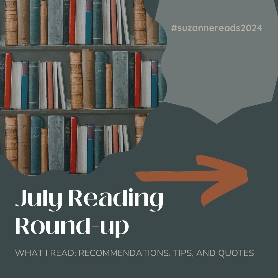 July was a HUGE reading month for me. Honestly, it’s my primary coping mechanism, and this was a month I needed to cope with.
My 3 favorite fiction:
South of the Border, West of the Sun: I came across this book quite serendipitously, and I loved it. If you loved Past Lives (prob my favorite movie of the last year), then this book is also for you.
Sandwich: Catherine Newman is a favorite now. I loved this story of a middle-aged mom with adult children. Catherine Newman portrays real life with such emotional accuracy.
Husbands: this magical realism book was ridiculous AND ridiculously enjoyable. When faced with an unlimited amount of husbands, how do you choose? How do you decide when to stay or when to go? Those questions sound more serious than this book actually was, but I loved it.
My favorite non-fiction: The Shell of Things by Jacob Stratman. Jake is a classmate and a friend, and his (mostly occasional) poetry is beautifully incarnational. A celebration of the sacred everyday. I also highly recommend his first book of poetry: What I Have I Offer with Two Hands.
📗 What was your favorite read of July? Let’s build our TBR lists with recommendations!
📙 What are you looking forward to reading in August?
📘 Do you also cope with hard times by escaping into a book? If not, what’s your coping skill of choice?
📚 As always, ask me about any of these books! I’m happy to share my opinions - even if they’re negative (there might be a couple books I’m specifically thinking about here 😉)
#suzannereads2024