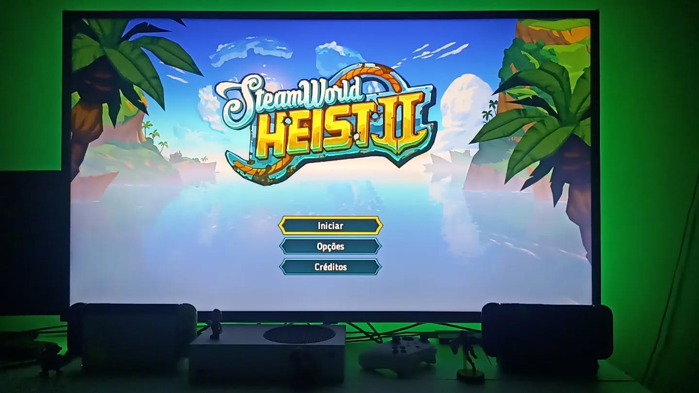 SteamWorld Heist 2 é uma obra prima no Nintendo Switch! ❤️❤️❤️❤️
#steamworldheistii #steamworldheist2 #nintendoswitch #nintendoswitcholed #nintendo #indie #indiegame #tv4k #4k