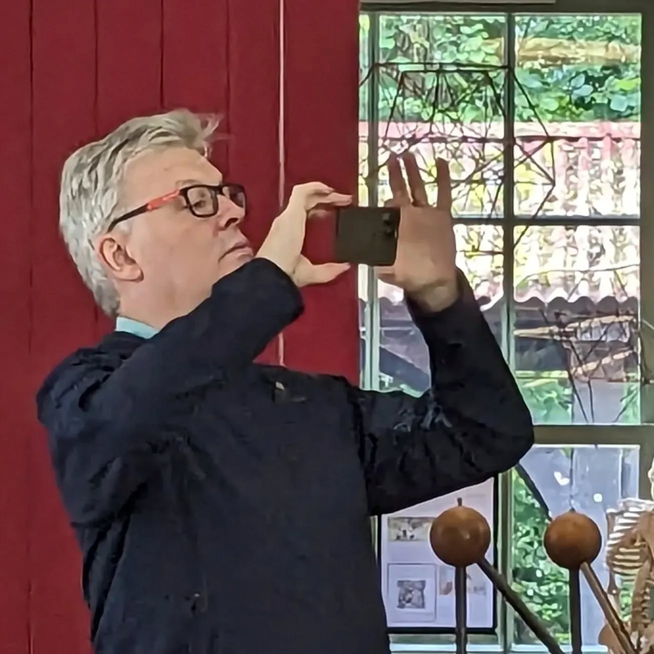Nothing to see here....just me taking a photo of Sir James Macmillan taking a photo. And @obettison in his element. It has been wonderful spending a week with the two G.O.A.Ts