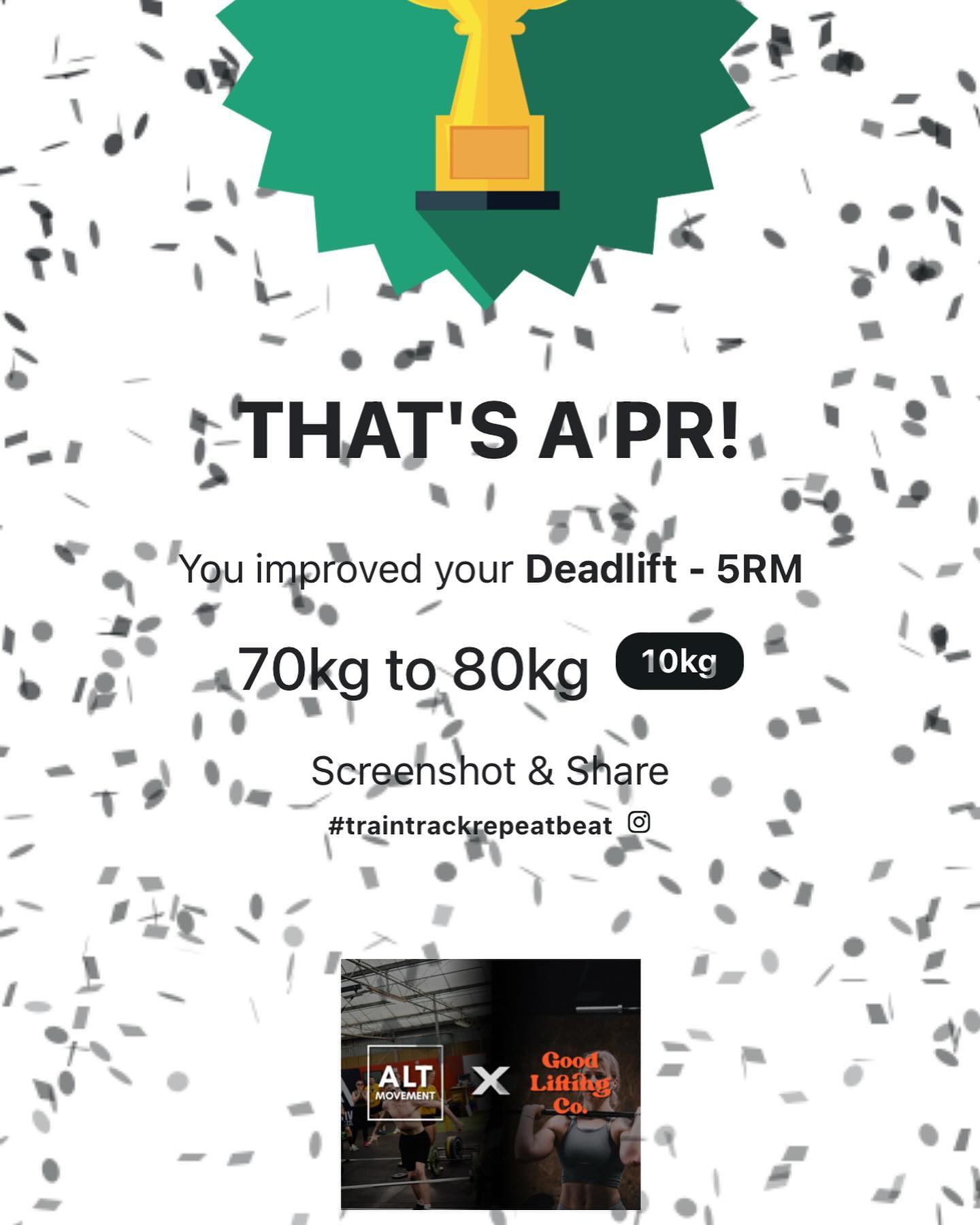 My July PB for 5RM deadlifts. I’ve essentially lifted my own body weight. Gunning for 100 before September 8th and the Adaptive Games in CrossFit Solent, Southampton.
#personalbest #deadlifts #crossfit #adaptivecrossfituk #adaptivegames2024
