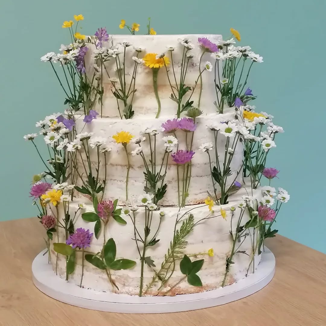 Svatební dort vanilka a citrón #weddingcake #vanillacake #lemoncake #sladkepohladi
