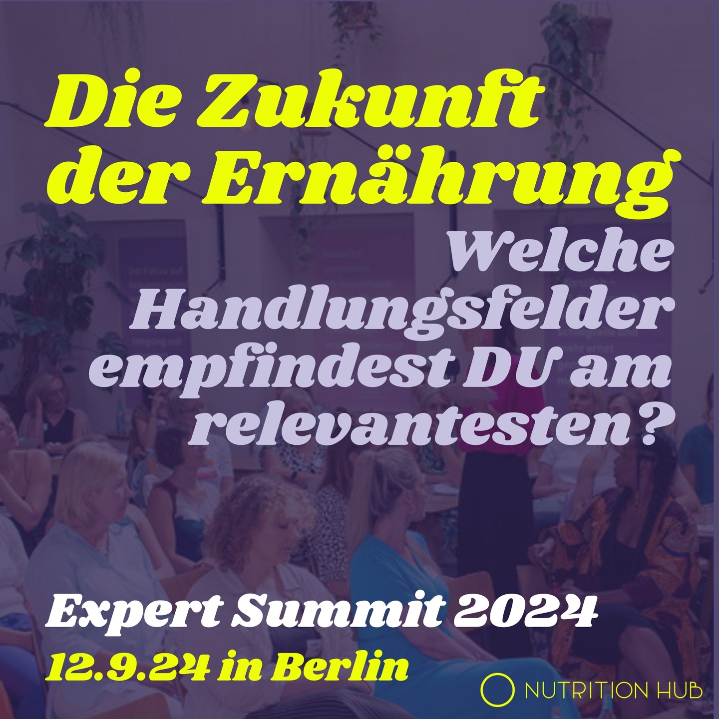 𝑨𝒏 𝒘𝒆𝒍𝒄𝒉𝒆𝒓 𝑺𝒕𝒆𝒍𝒍𝒆 𝒊𝒏 𝒖𝒏𝒔𝒆𝒓𝒆𝒎 𝑬𝒓𝒏𝒂̈𝒉𝒓𝒖𝒏𝒈𝒔𝒔𝒚𝒔𝒕𝒆𝒎 𝒎𝒖̈𝒔𝒔𝒆𝒏 𝑽𝒆𝒓𝒂̈𝒏𝒅𝒆𝒓𝒖𝒏𝒈𝒆𝒏 𝒉𝒆𝒓? 𝑾𝒆𝒏𝒏 𝑫𝒖 𝒆𝒏𝒕𝒔𝒄𝒉𝒆𝒊𝒅𝒆𝒏 𝒌𝒐̈𝒏𝒏𝒕𝒆𝒔𝒕, 𝒘𝒐 𝒘𝒖̈𝒓𝒅𝒆𝒔𝒕 𝑫𝒖 𝒂𝒍𝒔 𝒆𝒓𝒔𝒕𝒆𝒔 𝑽𝒆𝒓𝒂̈𝒏𝒅𝒆𝒓𝒖𝒏𝒈𝒆𝒏 𝒆𝒊𝒏𝒇𝒖̈𝒉𝒓𝒆𝒏?
💪 Wir wollen es wissen! Nutrition Hub ist vor fünf Jahren ins Leben gerufen worden. Was uns antreibt: Das Potenzial, das die Ernährung auf die Gesundheit der Menschen und die der Umwelt entfalten kann, ins Zentrum unserer Aufmerksamkeit bringen. Jetzt wollen wir wissen, wo dieses Potential am drängendsten notwendig ist. 💯
👉 Welche Probleme siehst Du? 𝐖𝐞𝐥𝐜𝐡𝐞 𝐇𝐚𝐧𝐝𝐥𝐮𝐧𝐠𝐬𝐟𝐞𝐥𝐝𝐞𝐫 𝐞𝐦𝐩𝐟𝐢𝐧𝐝𝐞𝐬𝐭 𝐷𝑢 𝐚𝐦 𝐫𝐞𝐥𝐞𝐯𝐚𝐧𝐭𝐞𝐬𝐭𝐞𝐧? 💻 Teilt uns eure Gedanken und Ideen in den Kommentaren mit oder schreibt uns direkt eine Nachricht.
🎉 Eure Antworten nutzen wir auf unserem Expert Summit am 12. September 2024. Gemeinsam mit 100 teilnehmenden Ernährungsfachkräften aus der DACH-Region werden wir diese Handlungsfelder mit Lösungen und Best-Practice-Beispiele verbinden.
✨ Lasst uns gemeinsam die Zukunft der Ernährung mitgestalten!