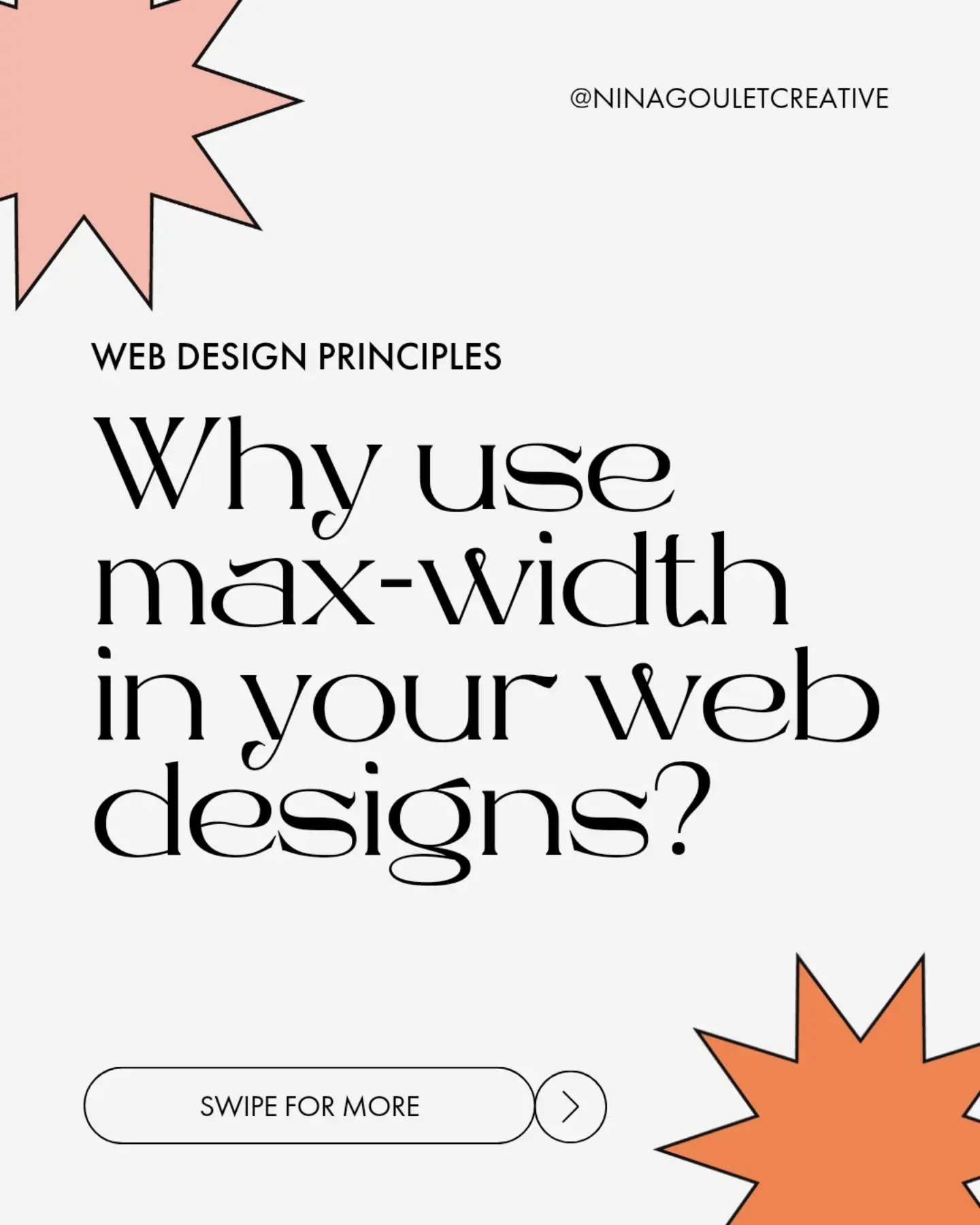 Did you know Apple uses max-width on their website? Why even use max-width?
It's not just about making your website look good; it’s about making it usable. Using a max-width provides a better experience for users on large screen sizes. While websites can still be responsive with a max-width we don't always want the content growing endlessly with the site. Setting a max-width allows for the user to stay focused on content.
#webdesigntips #maxwidth #userexperience #uxdesign #webdevelopment #responsivewebdesign #designtips #webdesigninspiration #learndesign #webdeveloper #designthinking #figma #wixstudio