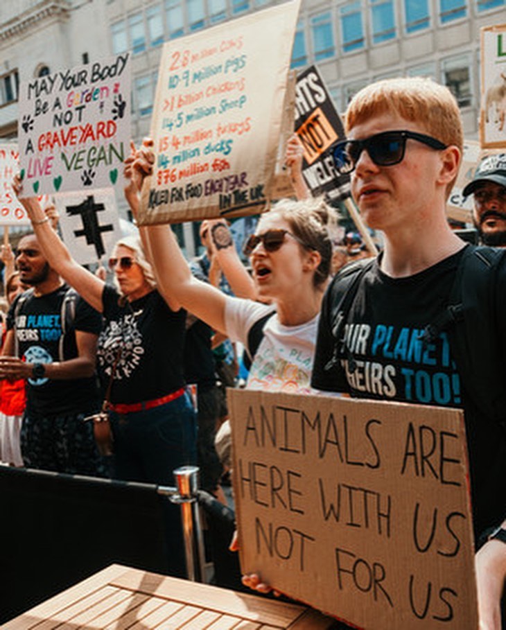 Once again, a privilege to march with so many champions for animals at the National Animal Rights March 2024. WE WILL NEVER GIVE UP 🖤
@narm.uk
📷 1 & 8 @harveygiles_photography
📷 5 @byjasmineolivia
📷 9 @jacktheveganphotographer
📷 10 @bamthevegancameraman
#vegan #govegan #veganfortheanimals #meatismurder #notyourmomnotyourmilk #animalrights #openthecages #london