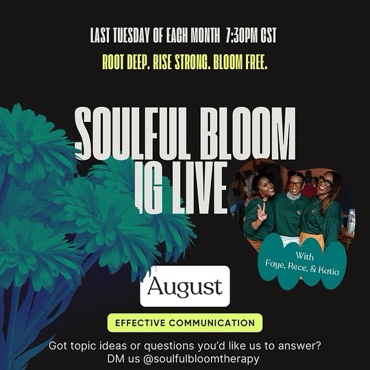 🗣️We are talking all things Effective Communication!! Come chill on the Couch with us Tuesday at 7:30p CST! See y’all there! 🛋️