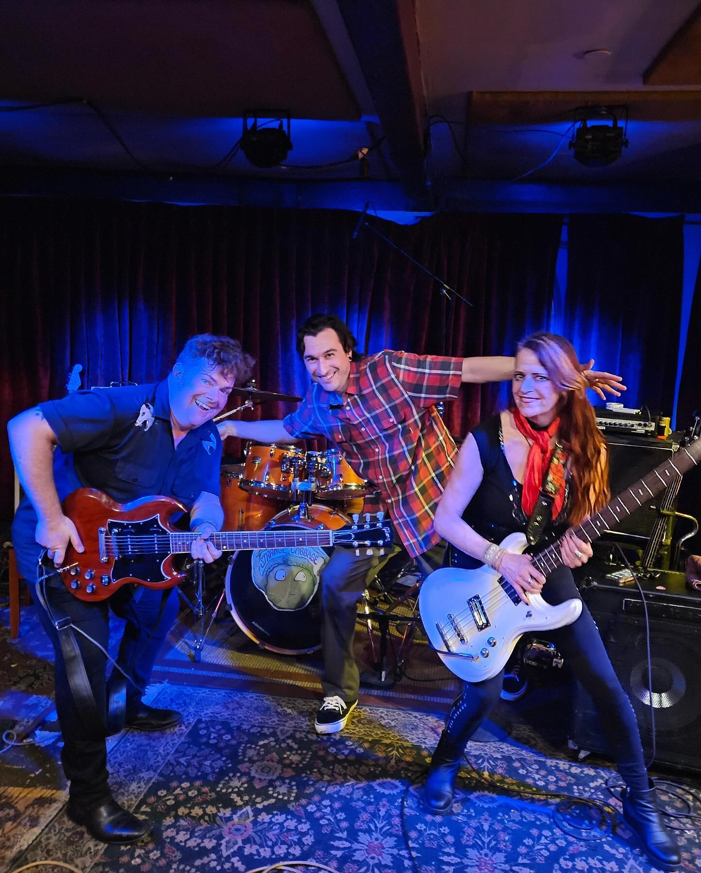 An absolute pleasure playing with @thegreghoy and @chris_kellyyyy this weekend in Sac and Petaluma! #music #bayarea #bass #danelectro #rocknroll