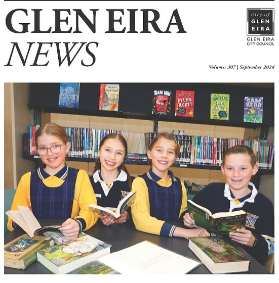 We are thrilled to share the front page of the September edition of the Glen Eira News, celebrating our Year 6 entrants into the ‘My Brother Jack’ writing competition.
