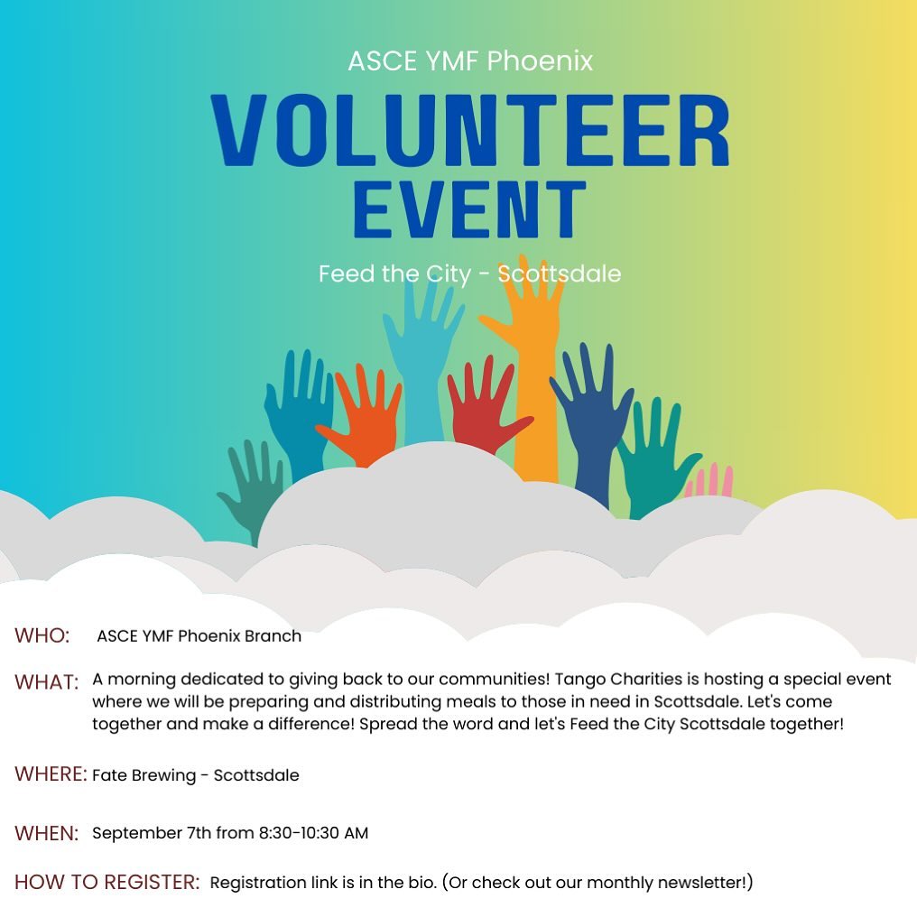 Mark your calendars! Our next volunteer event is right around the corner!
Please join us on September 7th for “Feed my City - Scottsdale”.
Ready to register? The registration link is available through the link in bio!