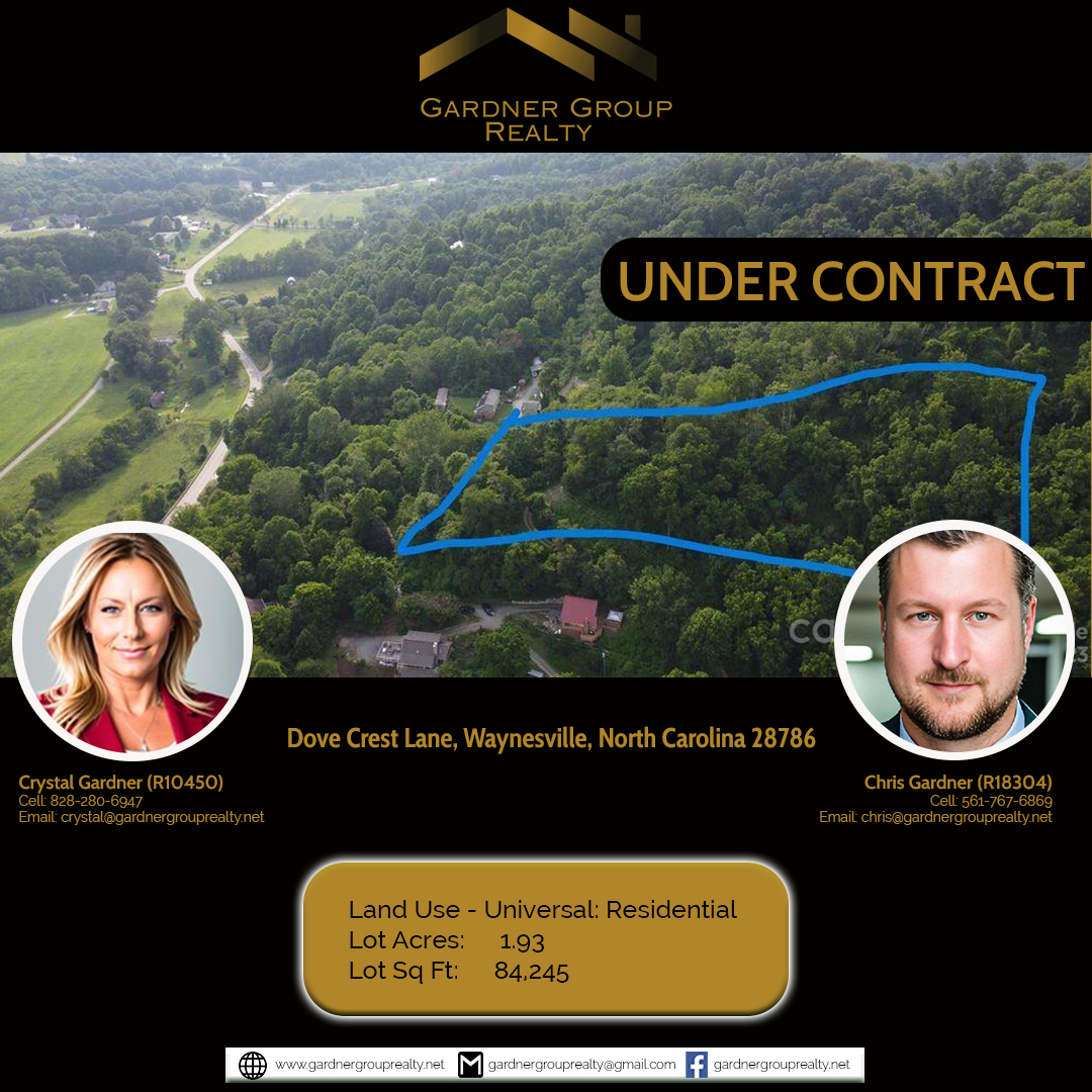 🌟 Under Contract! 🌟
Huge congratulations to our amazing seller for securing this breathtaking 1.93-acre lot on Dove Crest Lane in Waynesville, NC! 🏞️ This stunning piece of paradise with year-round mountain views is the perfect canvas for your dream home. We couldn't be more excited to see your vision come to life! 🎉
Here's to new beginnings, peaceful mornings, and a future filled with the beauty of mountain living. 🏡✨
#UnderContract #MountainLiving #WaynesvilleNC #DreamHome #NewBeginnings #MountainViews #RealEstate #HomeSweetHome #Congratulations #futurehomeowner