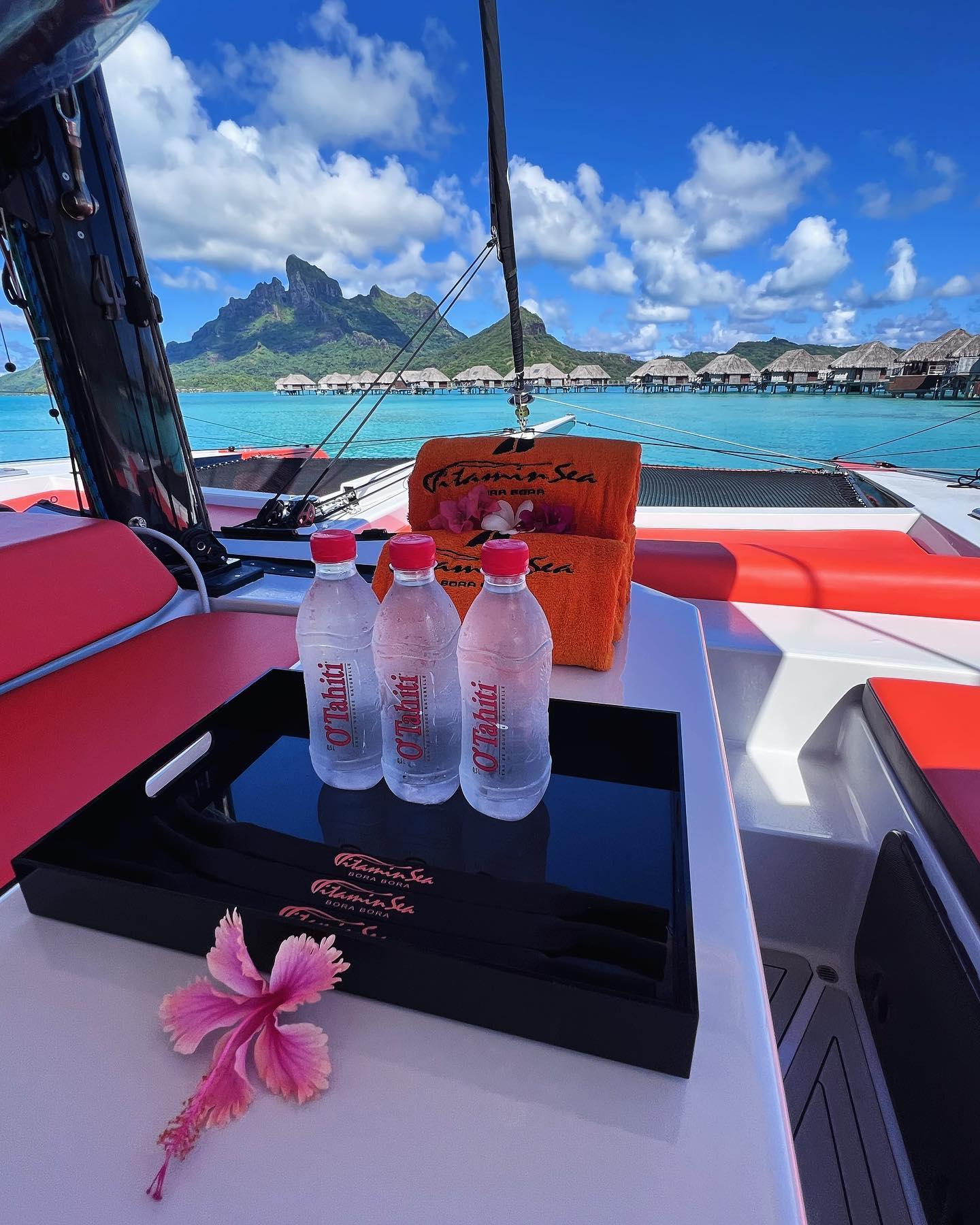 Always ready to welcome you 🌺
#boraborafrenchpolynesia
#catamaran
#sailing
#pleasure
#happy