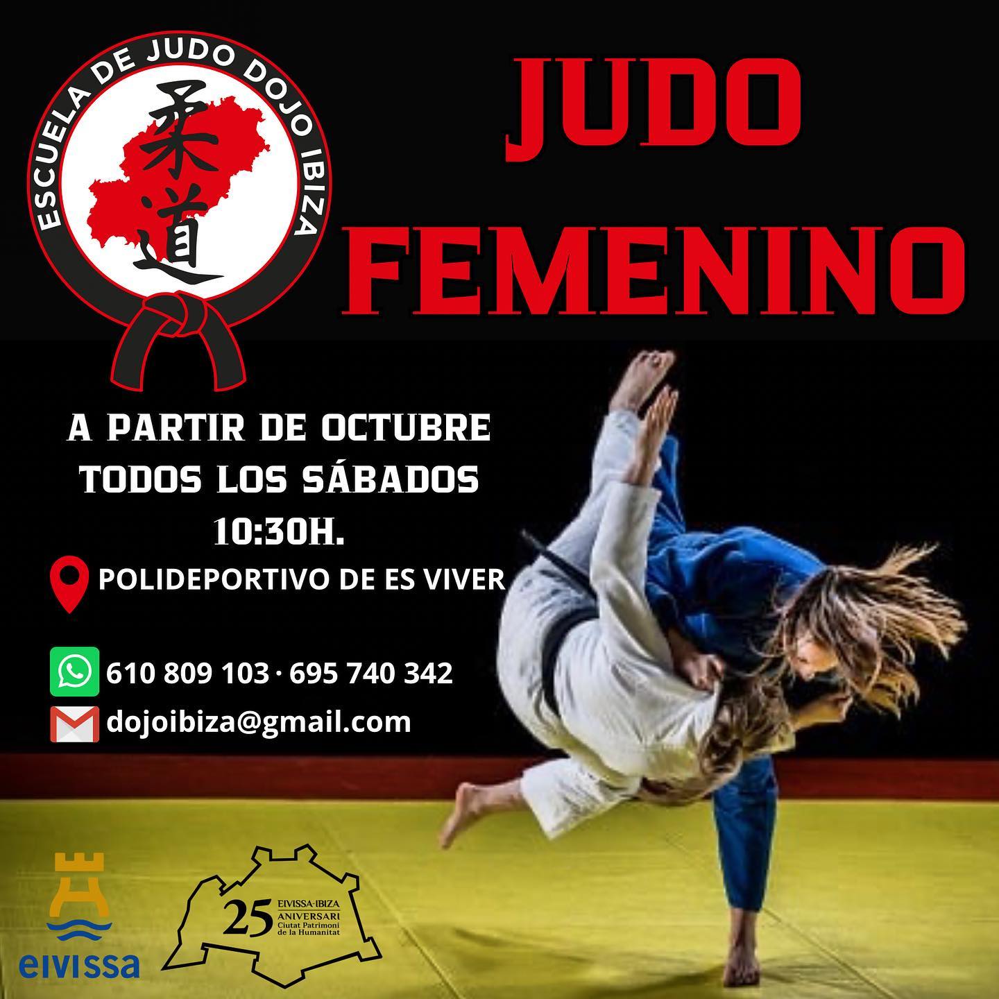 🙌🏼 *Nuevo grupo de judo femenino* 🙌🏼
Diviértete e introdúcete en los deportes de lucha. Equilibrio, agilidad y control motriz 🥋
Todos los sábados de 10:30 a 12:00h, 25€/mes. 🗓️
Inicio de clases 5 de octubre.
Clase de prueba gratuita 💪🏼
Escríbenos para más info.
¡Plazas limitadas, reserva la tuya!
柔道Ju-do “el camino de la suavidad”.