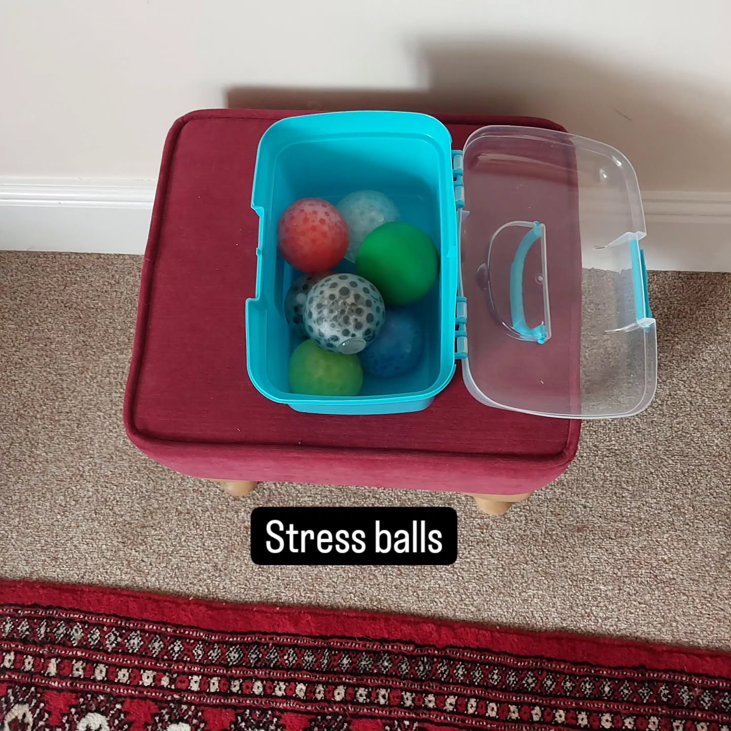 Talking can be easier for some people if they keep their hands busy. If you would like to try it, these and other tools are available during my sessions.