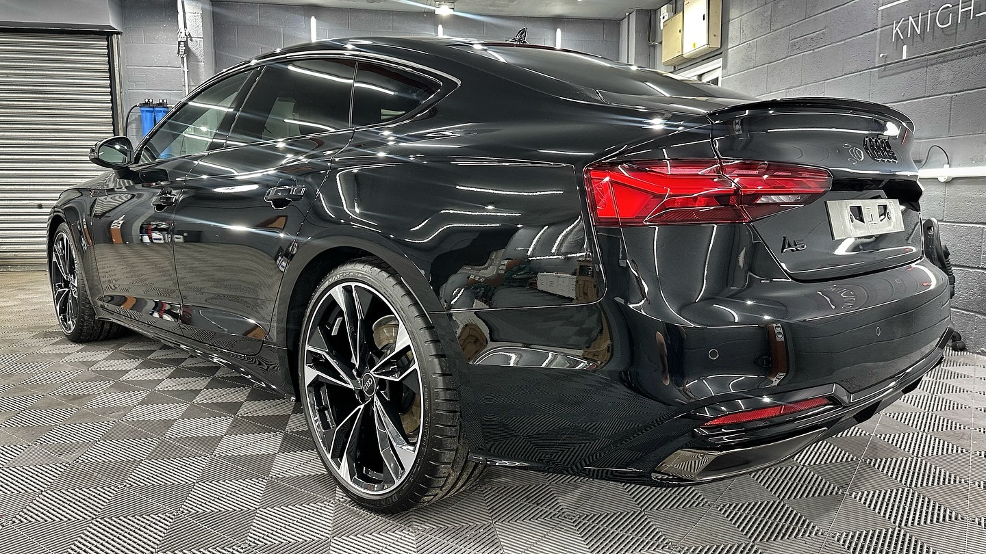 Brand new Audi A5 in for our new car protection detail!
Single stage machine polish, followed by @garage.therapy.channel Chimera 12 month ceramic coating for a year of easy washing and maintenance before it comes back for a top up.
