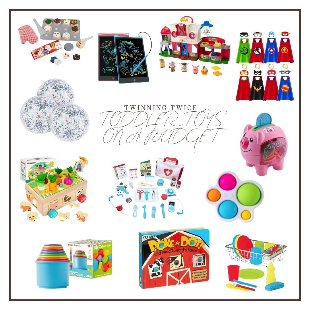 Raising twins is double the fun, but not always double the budget!
Head to twinningtwice.com for our list of Twin Tested & Twin Approved toys that won't break the bank! These budget-friendly picks have kept both sets of our twins entertained for hours. Perfect for playtime, gifts, or keeping those little ones busy on the go!
Let us know in the comments what some of your favorite low-cost toddler toys are!
#twins #twinmom #twinlife #toddlertoys #budgetfriendly #playtime #giftideas #momlife #toddlerfun #twinstagram #twinsofinstagram #twinningtwice