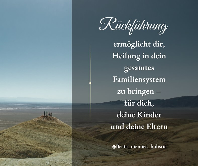 Heute begleitete ich zwei Frauen, die sich Heilung für die gesamte Familie wünschen. Eine von ihnen hat diese Antwort von mir bekommen , vielleicht kannst du sie auch für dich nutzen:
(…) die Regression ist nicht dazu gedacht, den Schmerz erneut zu durchleben. Ja, das Gefühl kann kurz aufsteigen, und das ist auch gut so. Es muss Raum haben, um sich zu zeigen und losgelassen zu werden. Das Ziel ist jedoch, durch Verständnis, liebevolle Begegnungen und Aussprachen in die Akzeptanz dessen zu gehen, was geschehen ist. In Liebe und Mitgefühl.
Wenn dein sympathisches Nervensystem in dieser tiefen Entspannung zur Ruhe kommt, kannst du den Prozess ohne Angst vor Schmerz zulassen. Nur so ist es möglich, etwas in deinem Unterbewusstsein zu verändern.
Durch das Verständnis deines eigenen Seelenwegs und der Entscheidungen anderer, sowie durch die Akzeptanz der Situation ohne inneren Widerstand, kann die Energie wieder frei fließen.
Das führt zu einer spürbaren Leichtigkeit, auch wenn sich die äußere Situation nicht verändert haben mag. Deine Einstellung dazu verändert sich jedoch, und damit auch deine Wahrnehmung. Diese Veränderung deiner Sichtweise beeinflusst, wie du denkst, handelst und deine Umgebung wahrnimmst – auch in deiner Partnerschaft. Die Veränderung in dir wirkt sich auf dein Umfeld aus, auf deinen Partner, deine Kinder und deine Enkelkinder (…)
Deine Beata 🤍
#Heilung #Selbstheilung #Akzeptanz #Mitgefühl #Verständnis #InnereRuhe #Loslassen #Traumaheilung #Transformation #Rückführung #InnererFrieden #Achtsamkeit #Seelenheil #MentalHealth #EmotionaleHeilung #Persönlichkeitsentwicklung #Spiritualität #Selbstfindung #Meditation #Entspannung #Lebensfreude #PositiveVibes #Selbstliebe #Bewusstsein #Seelenreise