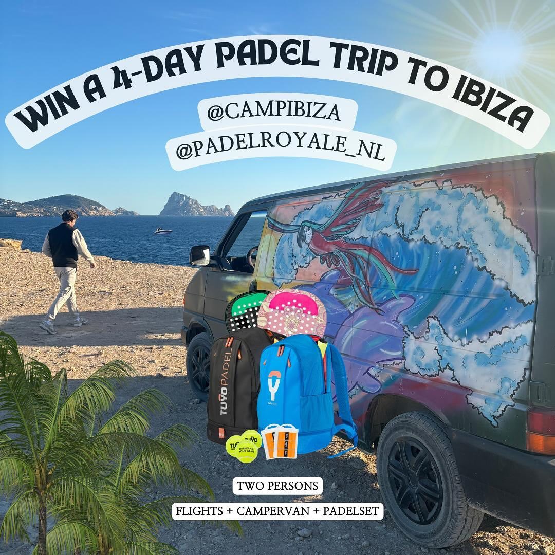 ๐ด Win a 4-Day Trip to Ibiza and a Padel Set! ๐พ
Camp Ibiza and Padel Royale have teamed up to offer you the ultimate adventure! One lucky winner will receive:
โ๏ธ A 4-day trip to Ibiza for two, including round-trip flights and a campervan to explore the island.
๐พ A complete padel set for two: 2 premium rackets, 2 bags, balls, and grips!
How to Participate:
1. Follow @CampIbiza and @PadelRoyale_NL
2. Like this post.
3. Tag the friend youโd bring with you to Ibiza.
4. โฌ
๏ธ Share this post on your story and tag us!
Winner Announcement: The winner will be announced at 12:00 PM on Monday, September 16.
The Prize Includes:
โข Two-way flight tickets
โข 3 nights in Ibiza
โข 4 days in a campervan
โข 2x padel set (including racket, backpack, padel balls, and grips)
Donโt miss out on this incredible chance to experience the beauty of Ibiza and take your padel game to the next level!
Good luck! โจ
#CamperDays #CamperVanLife #CamperVanAdventures #CamperLifestyle #CamperVans #CamperLove #SpainTravels #TravelCamper #Ibiza #RoadTripAdventures #PadelRoyale #PadelNL #Padel #TuyoPadel #PadelFun #PadelIbiza