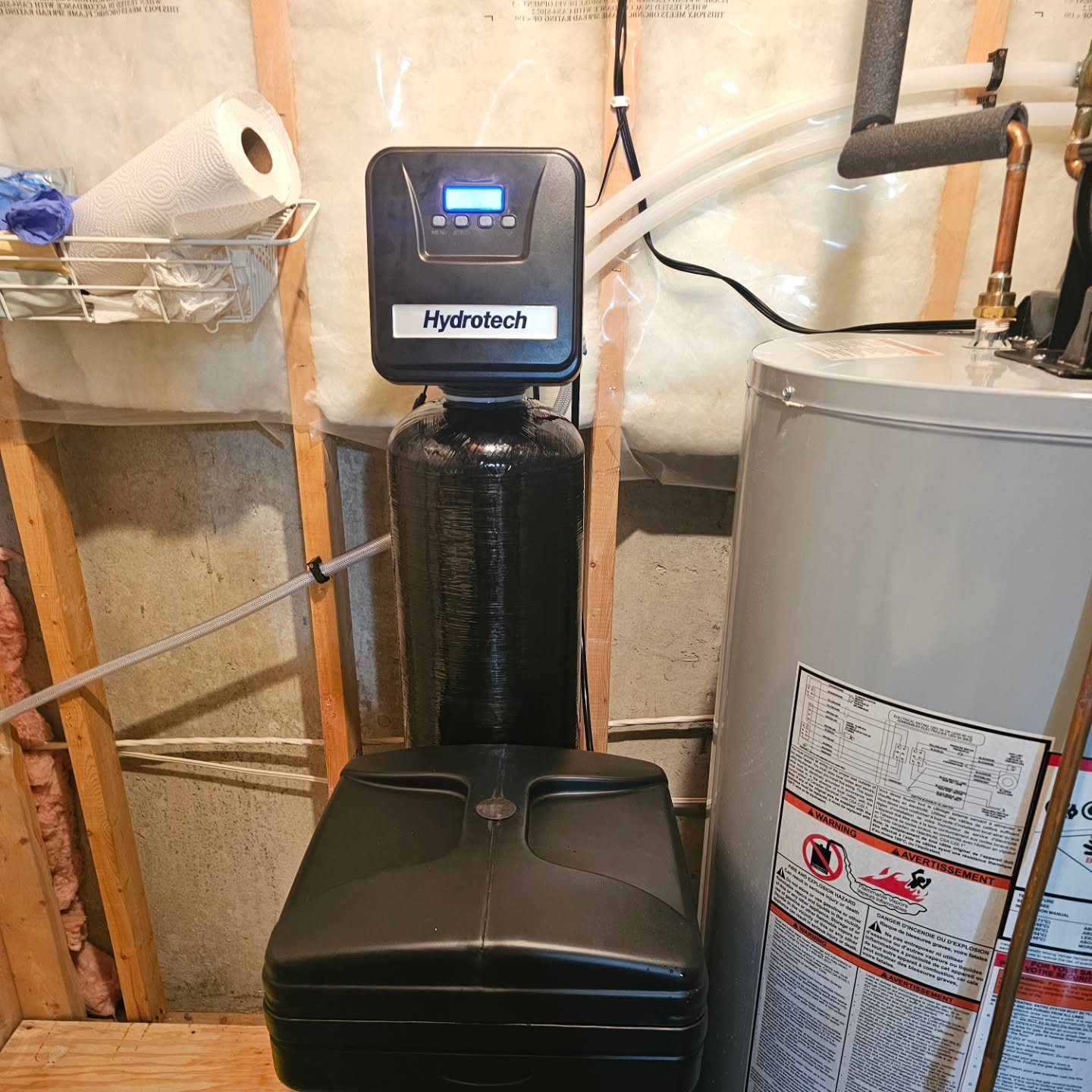 Today's install! We removed an old Kenmore that stopped working. Our Hydrotech will be more efficient and guaranteed to last longer!