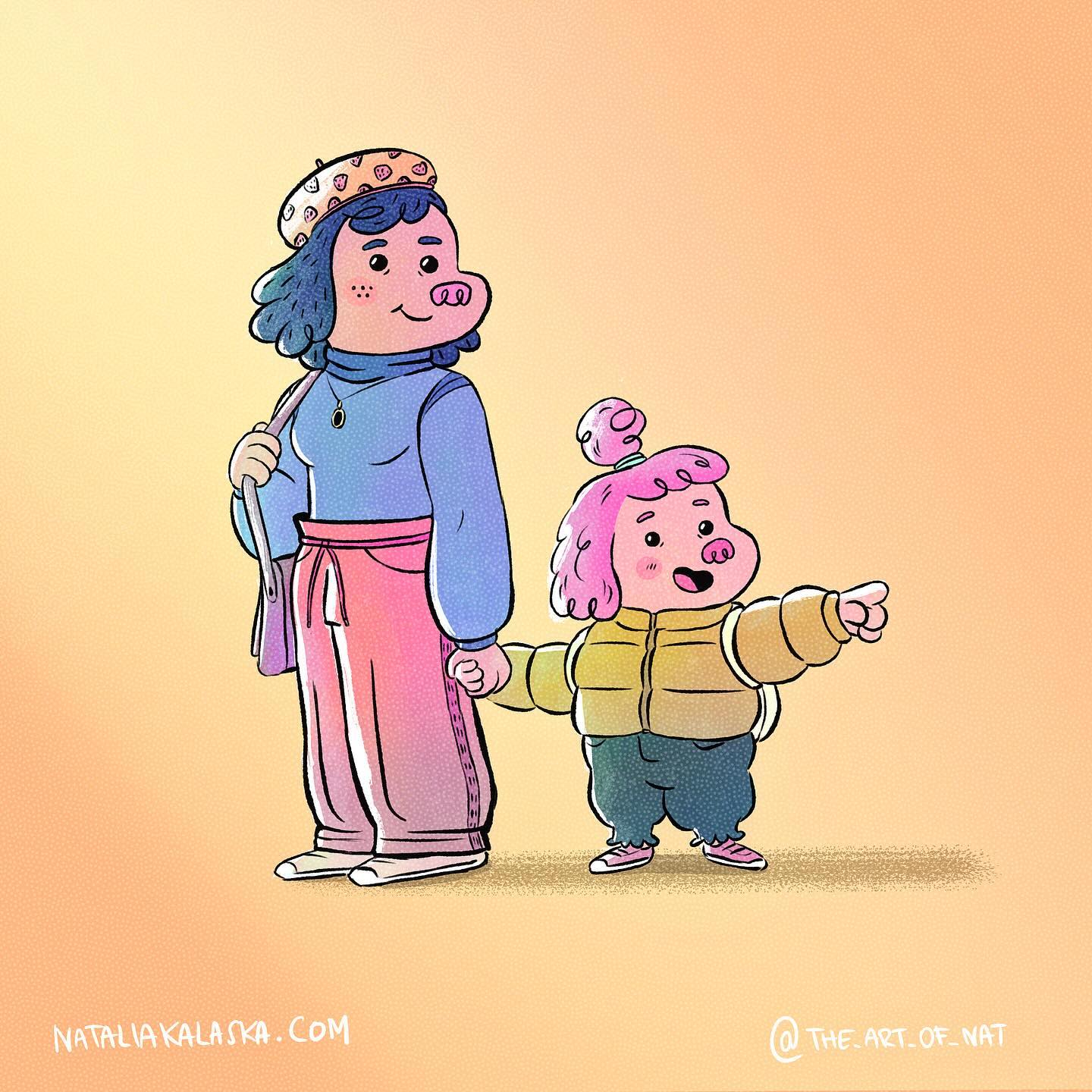 Happy moments
.
.
#IllustrationFun #JoyfulCreativity #imagination #CreativeJourney #InstagramIllustration #ink #doodle #procreate #FunnyIllustration #IllustrationArt #school #momanddaughter #sketchbook #happymoment