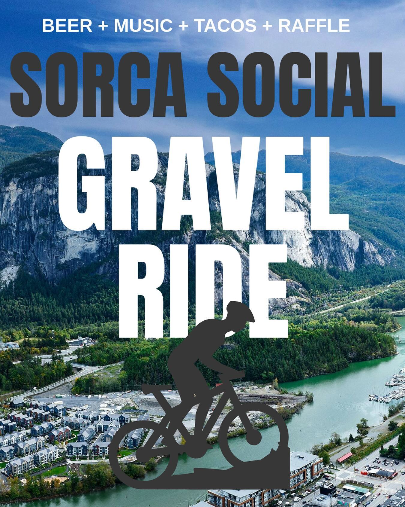 SORCA SOCIAL // This Wednesday September 11th, we will be joining our SORCA friends @squamishbikes for a SOCRA Social Gravel Ride! It will be on site at Oceanfront co-hosted with @cascadeenvresourcegroup and Matthews West. We will have cold lager beer flowing, tunes playing, tacos and raffle prizes. Bring cash for the raffle.
The ride begins and ends at the parking lot of House of Lager - Oceanfront. Bring your lights! There’ll be two course options - 18km and 28km. All bikes are welcome but space is limited - so visit the @squamishbikes page to register. Après starts at 7:30 pm.
Proceeds from our raffle and beer sales will be going towards The Squamish Trails Society.
Photo creds @christieimages