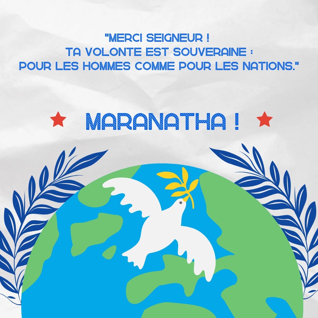 Bonjour à tous !
Nous vous invitons à rejoindre le site internet "Projet Maranatha" afin d'y découvrir nos Lettres de Nouvelle.
Voici le lien : https://www.projetmaranatha.com/
Aimez et Partagez 🙏
#priere #priencore #louange #bible #bibleverse #foi #foichretienne #dieuestamour #dieuestgrand #dieuestfidèle #dieuestpuissant #dieuestjuste #pèrecéleste #jesus #roidesrois #volonté #souveraine #hommes #nation #amen