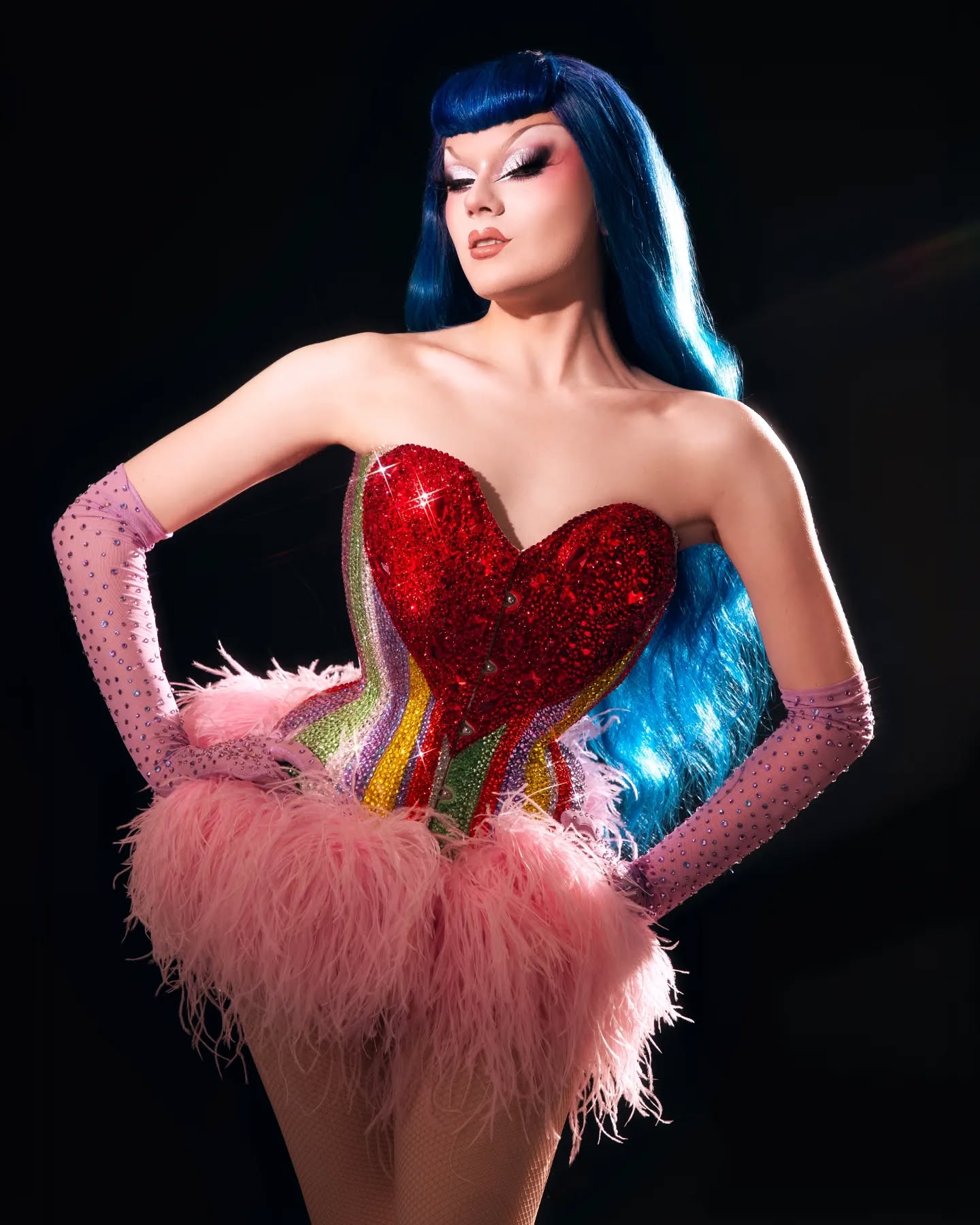 The absolutely stunning @itsstarlet photographed by the mega talented @mtyparks 💖
Corset - @misty_couture fully stoned by @itsstarlet using a mix of Zodiac and Luna crystals by @crystalparadeuk
Hair-colouring @dakota.schiffer
Studio @silverspacestudios
#corsetry #corset #drag #bespoke #tightlacing #fashion #madetomeasure #rpdr