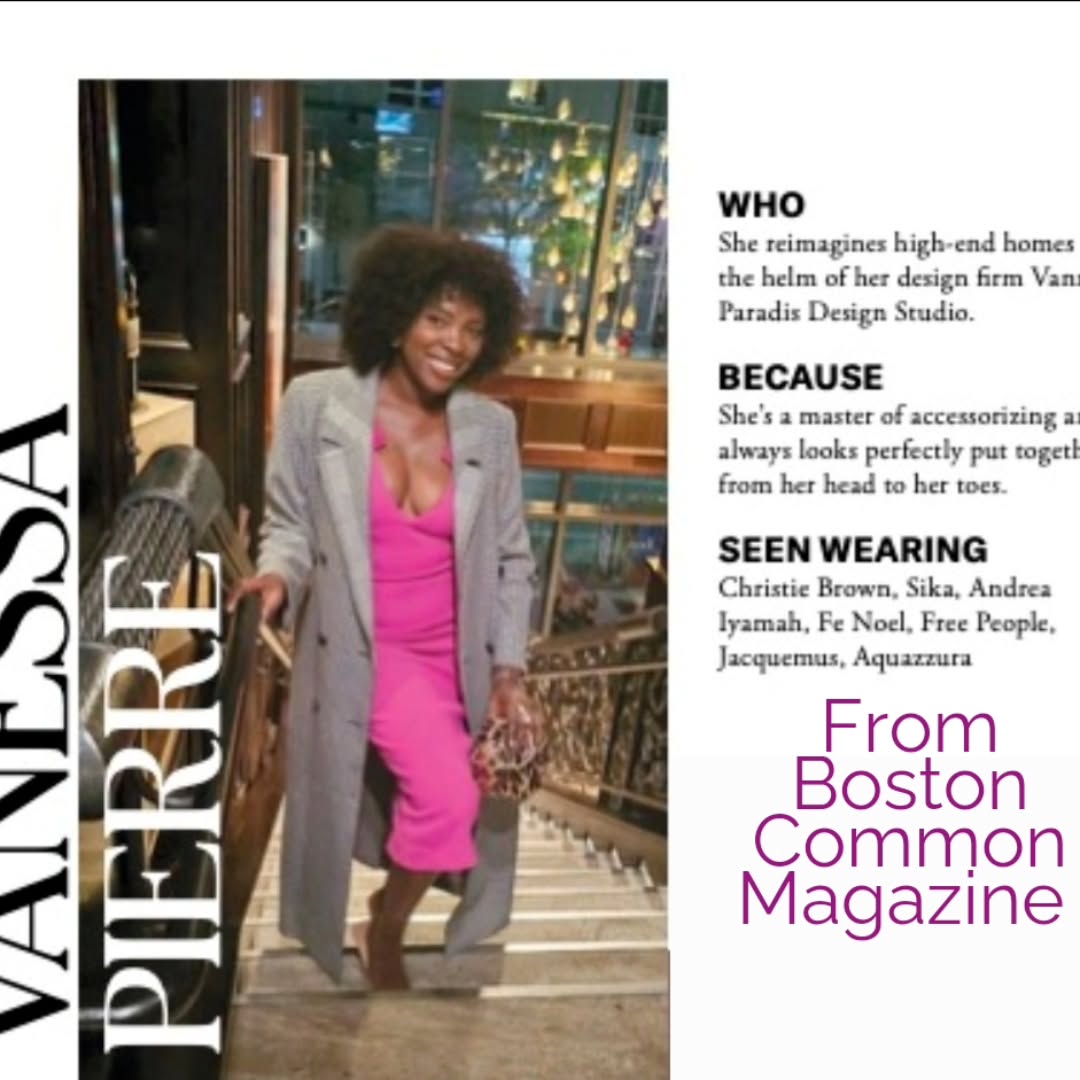 Well, Mom is definitely proud of this one! She's my root in fashion. What an honor to be selected as one of @bostoncommag "Woman of style" in the style issue! I do love some bold accessories. ๐ Thank you so much for the feature! Grab yourself a copy because it's a great fashion issue, and the other ladies on there are pretty fabulous!
Fun fact: my first semester in college was in fashion design. I love personal style and fashion and it was a natural path for me based on my mother's and grandmother's both having a love for dressmaking but also because I enrolled with a modeling agency in Haiti since I was 14 and did both runway and some fashion modeling.