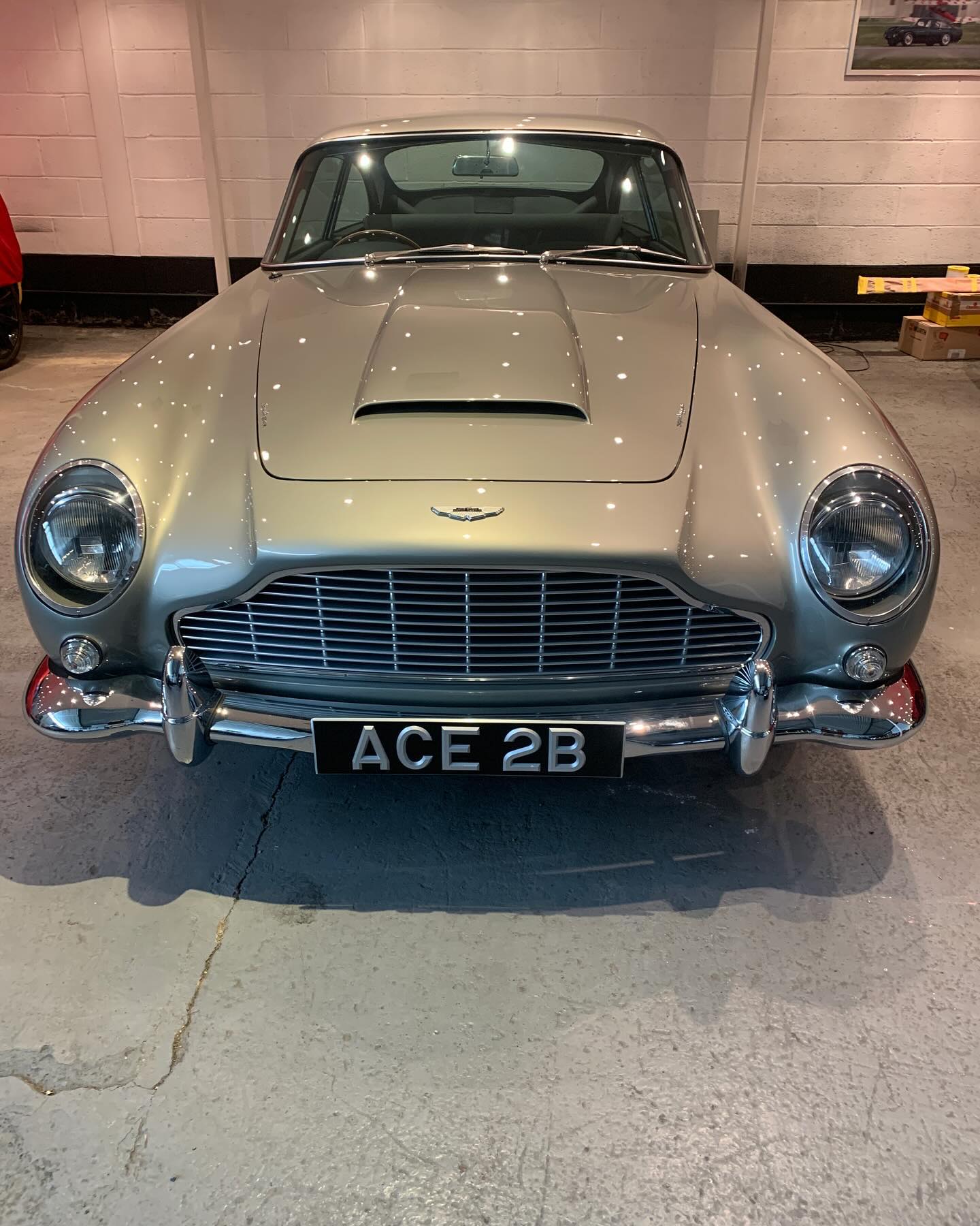 The restoration journey ends for this spectacular Aston Martin DB5. #AstonMartin #DB5 #silverbirch #classicastonmartin.