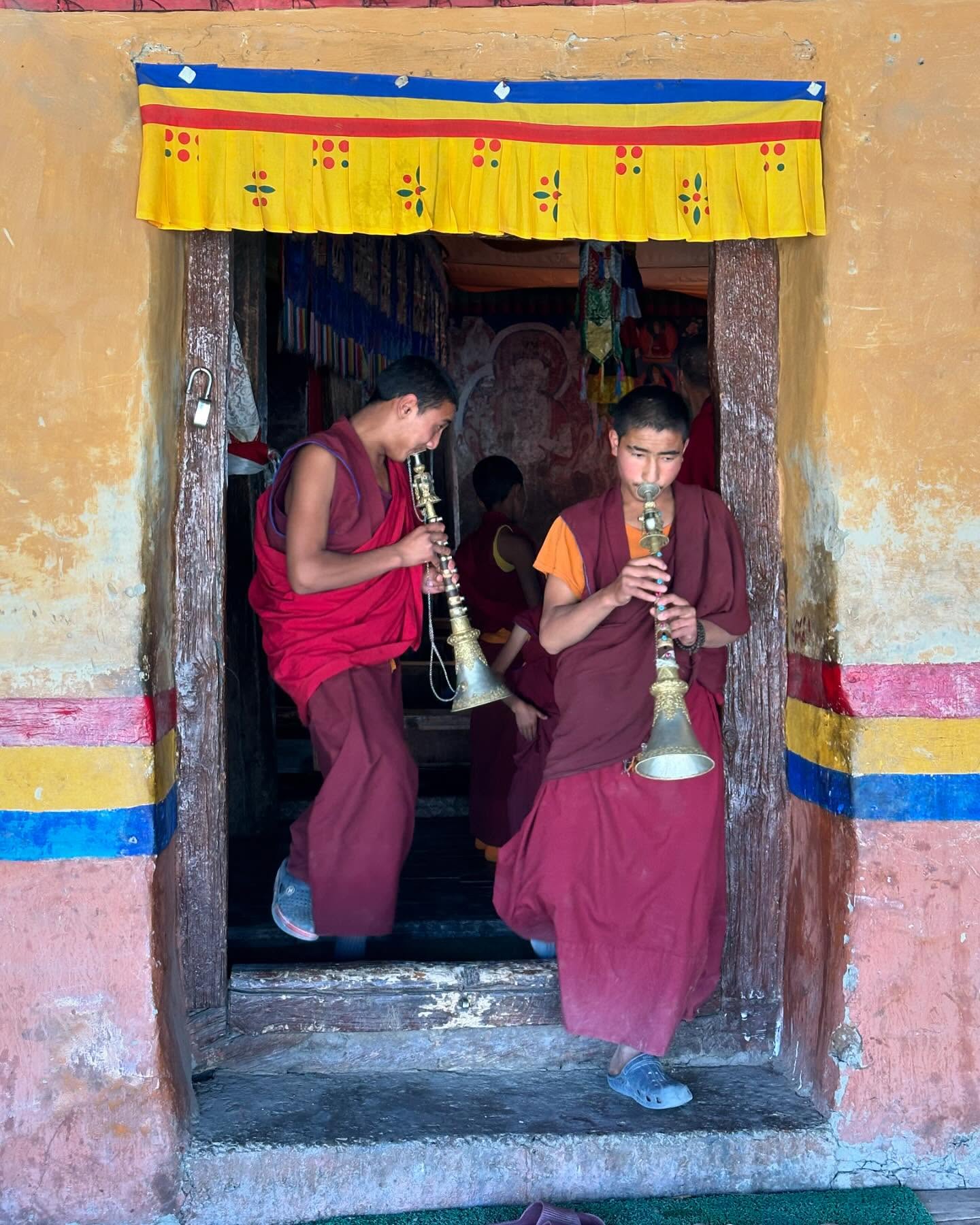 Deep in Zanskar, sand mandala experience….