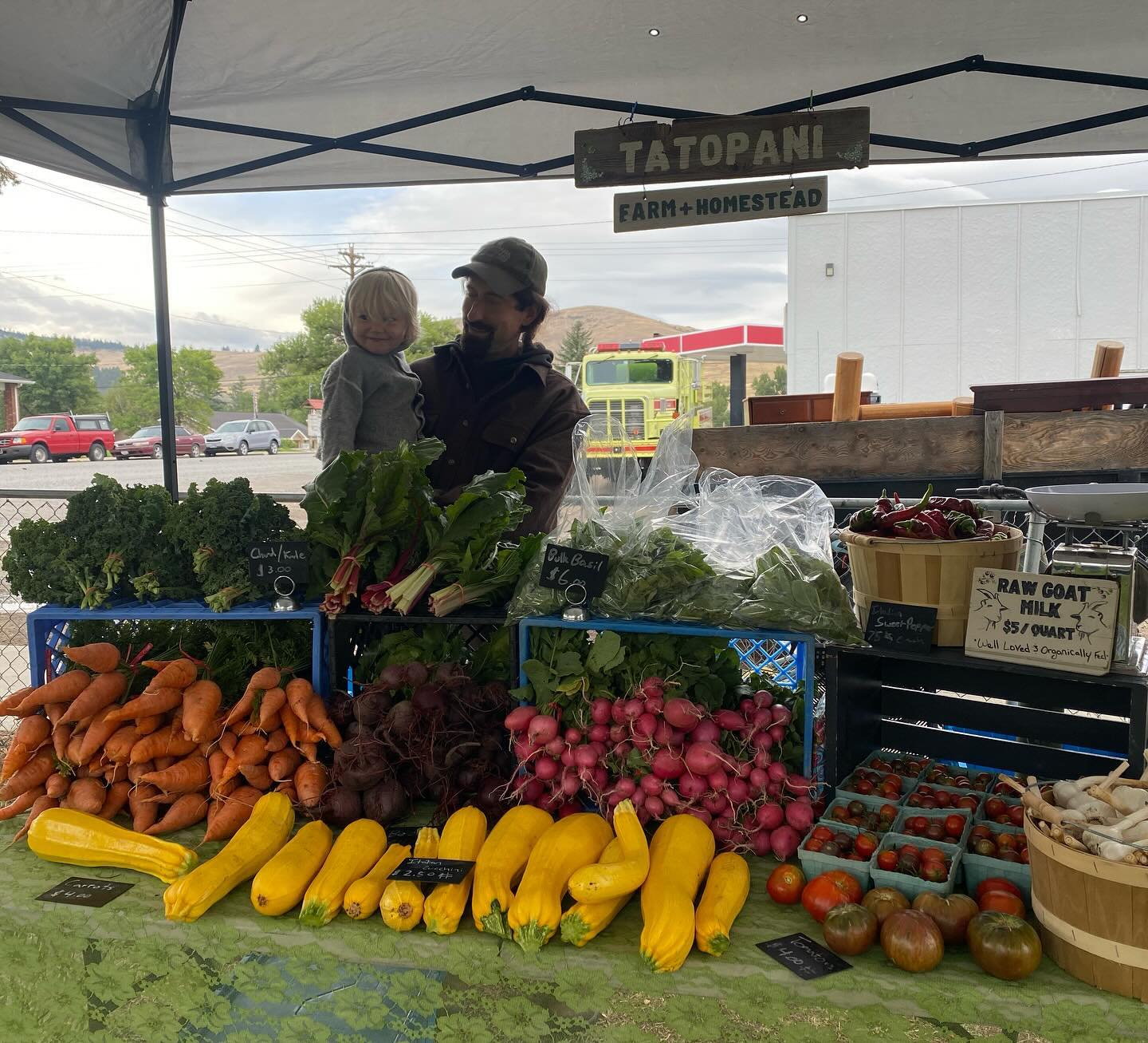 The end of Market Season is in sight and it’s a good thing because our little market greeter is TIRED and ready for hibernation 🐻