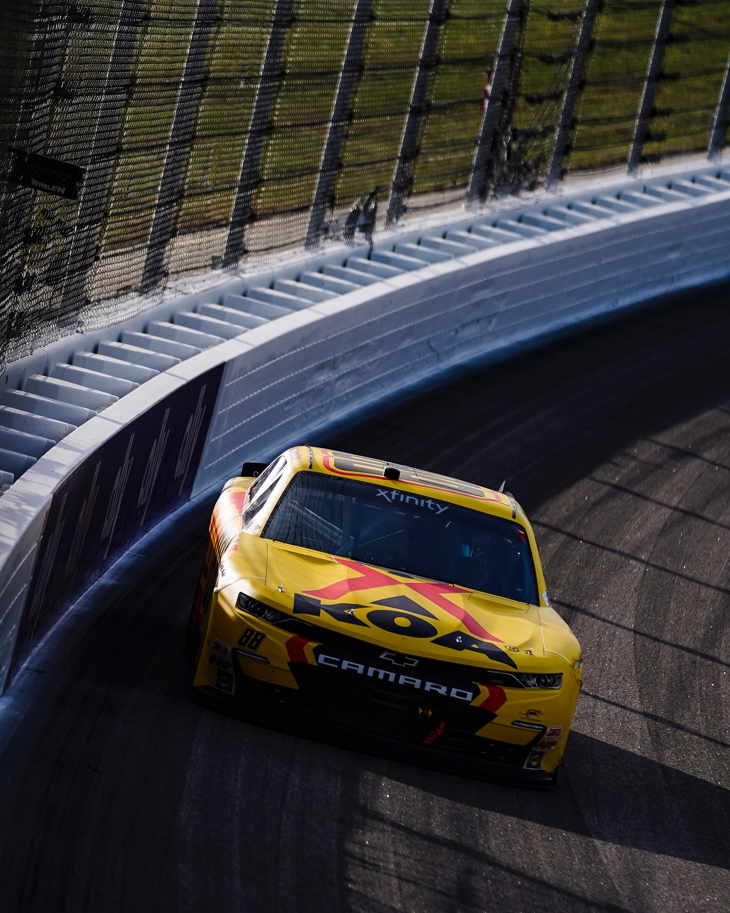 Had a blast and ended up P4 in my first oval race in the Xfinity series! Learned so much and had a really fast car all day thanks to @jrmotorsports! Car looked so cool with @kampgroundsofamerica and @rticoutdoors onboard as well💪🏼