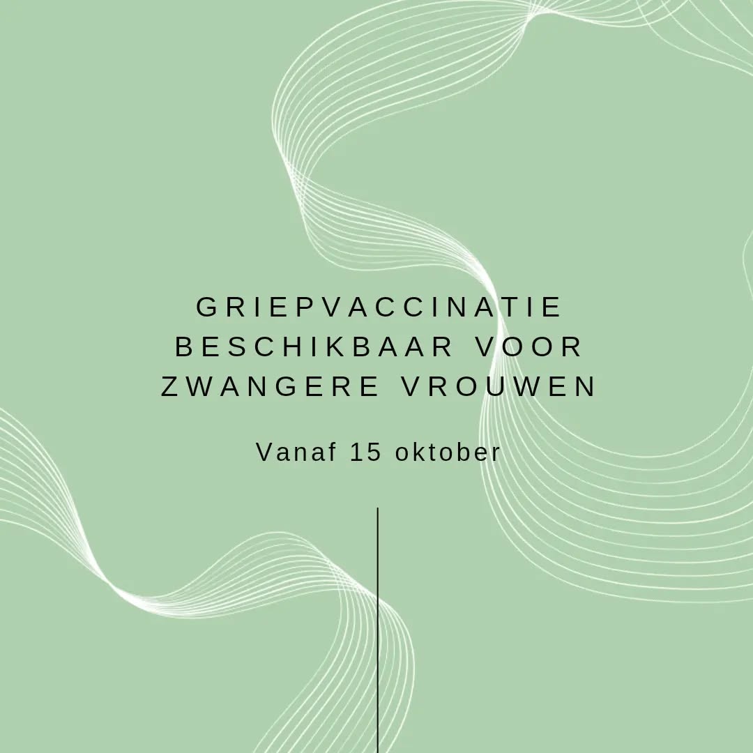 Vanad 15 oktober 2024 kunnen zwangere vrouwen weer de griepprik krijgen om zichzelf en hun baby te beschermen tegen griep. Zwangeren die 22 weken of langer zwanger zijn op 15 oktober, komen in aanmerking voor de vaccinatie. Als zwangere in onze praktijk zul je hierover automatisch een mail ontvangen met waar en wanneer je de vaccinatie kunt halen.