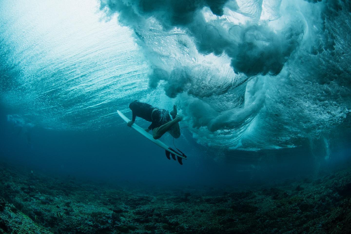 Just a reminder that sometimes it is easier to go under, not straight in to the turbulence.