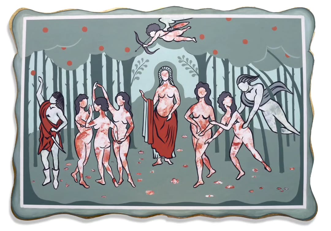 Sharing "La Primavera" again with you all. Embracing the new, the feminine, and the change .
Acrylic on carved out wood 45"x32" with hints of gold leafs on the edge.
DM FOR INQUIRIES
#chalavie #primavera #Botticelli #archetypes #mythology #Venus #birth #renew #spring #feminity #art #classic #contemporaryart #interiordesign #designer #artcollector #moca #guettyimages #lacma #vielmettergallery #torrancemuseumofart #women #grace #sabgallerycollection #theotherartfair