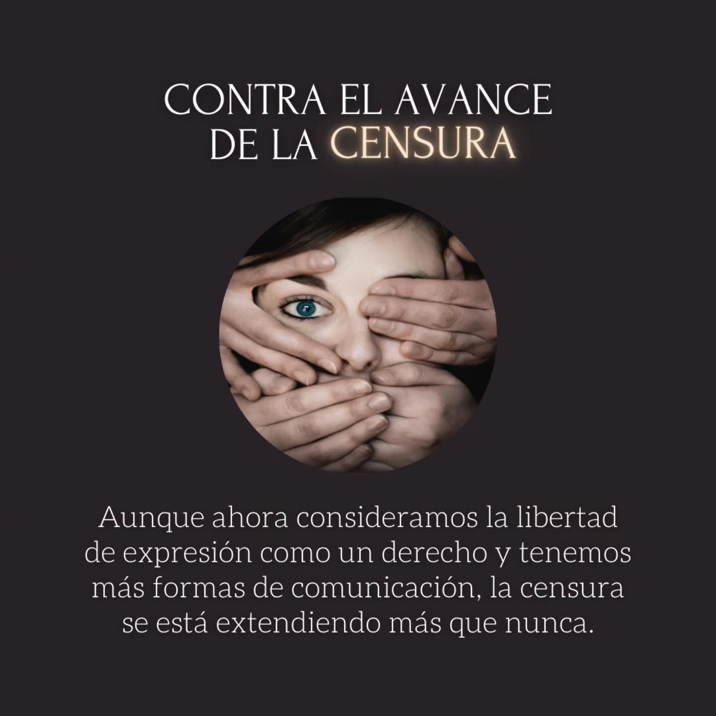 Nuevo artículo sobre la evolución de la censura hasta la actualidad y cómo podemos combatirla. ⛔ Os dejamos un enlace directo al blog en las historias destacadas.