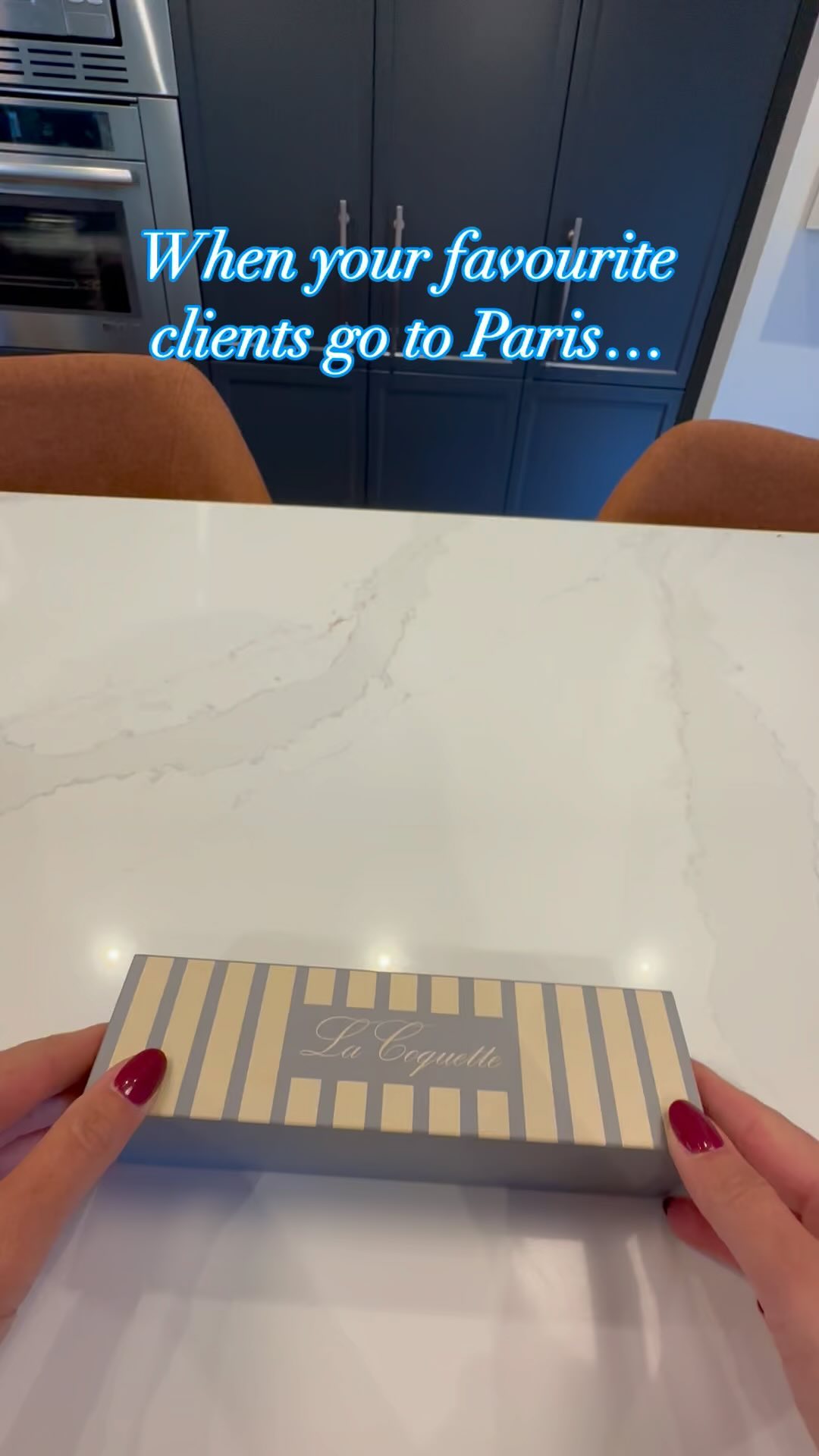 You may go back to Paris whenever you’d like…😁 Thank you for thinking of moi 😘