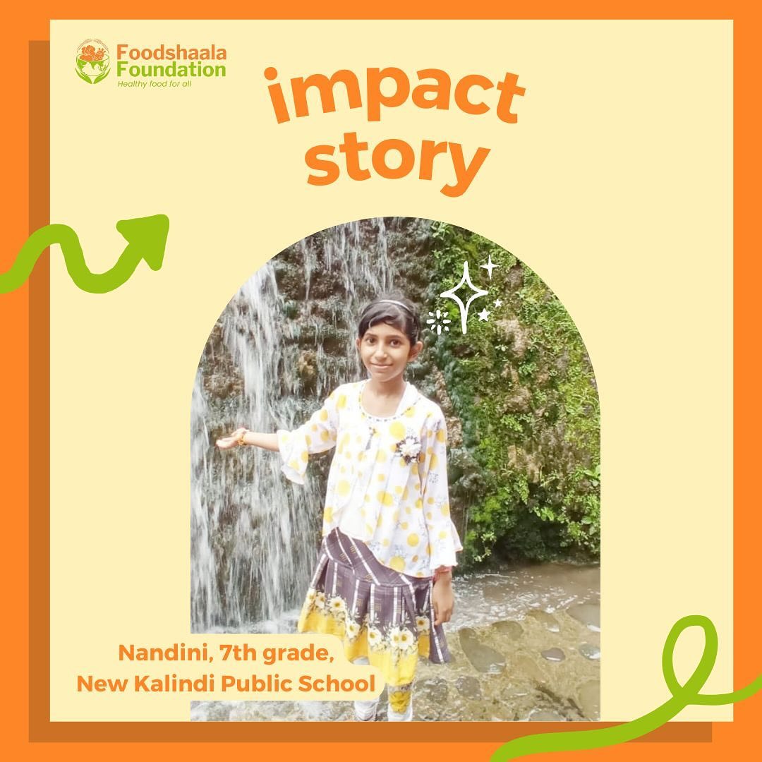 Meet Nandini, a 7th-grade student from New Kalindi Public School, whose journey towards healthier eating started with our Food Funda program.
Through engaging sessions and fun activities, Nandini learned how important it is to understand what goes into the food we eat. By reading labels and making informed decisions, she’s taking small but significant steps toward a healthier future.
At Foodshaala, we believe in creating lasting change by empowering young minds with the knowledge and skills to make smarter food choices. Nandini’s story is a reminder that education can inspire lifelong healthy habits.
We’re proud to be a part of her journey, and we hope her story encourages others to be mindful of their food choices too!
#ImpactStory #FoodFunda #HealthyChoices #NutritionAwareness #MindfulEating #FoodEducation #EmpoweringYoungMinds #Foodshaala #testimonial