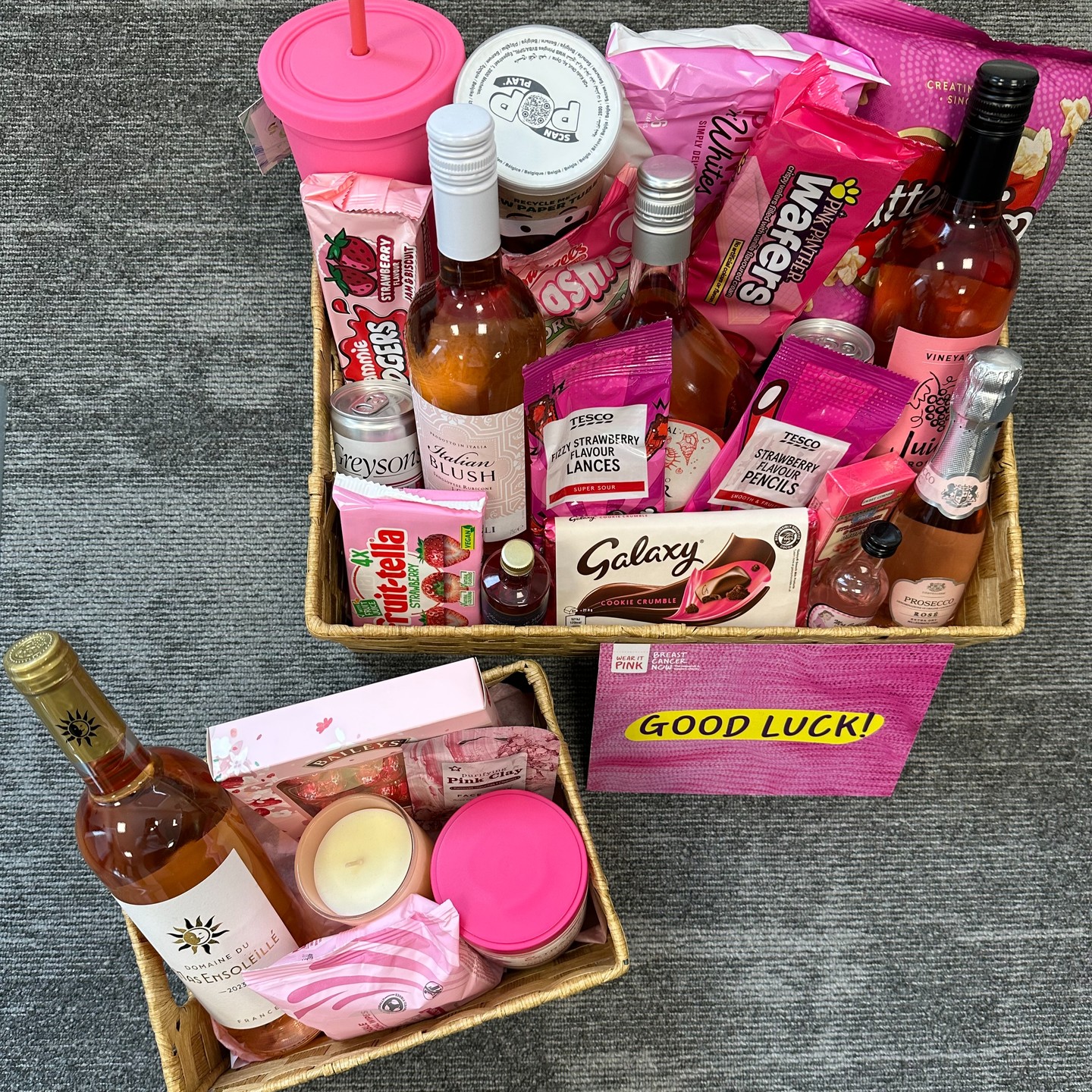 This October, we're raising money for Breast Cancer Now, with our pink hamper raffle! This year there's a 1st and 2nd prize! To enter please donate via our Justgiving page, remembering to leave your name! We'll draw it Friday 18th October.
https://www.justgiving.com/page/mjs-construction-1725876972563?utm_term=8bevawZvm