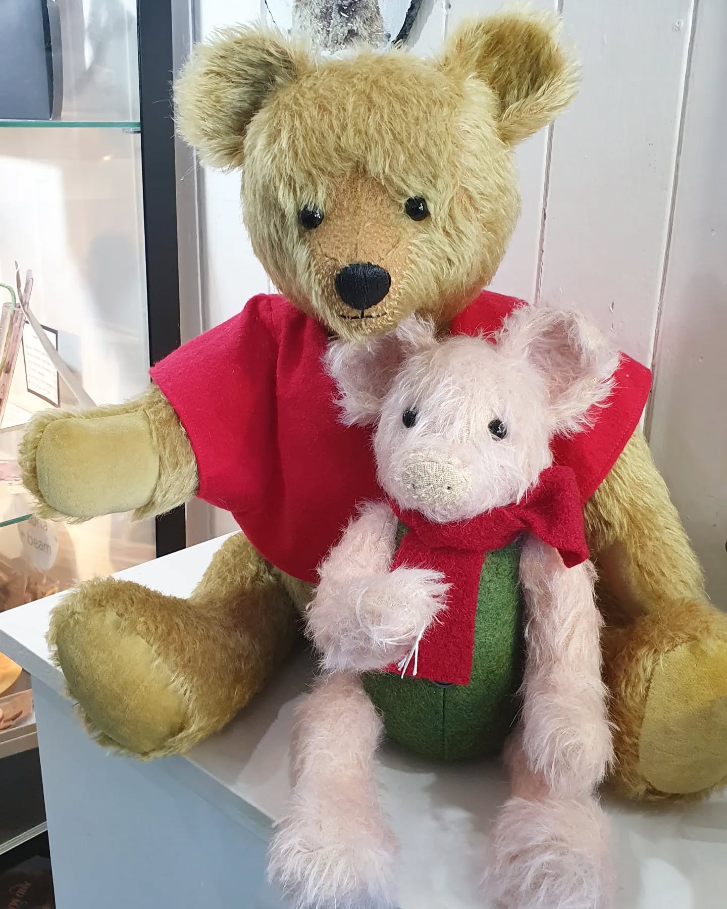 We'll be friends forever, won't we, Pooh? 😊
Handmade by Nicola Holt.