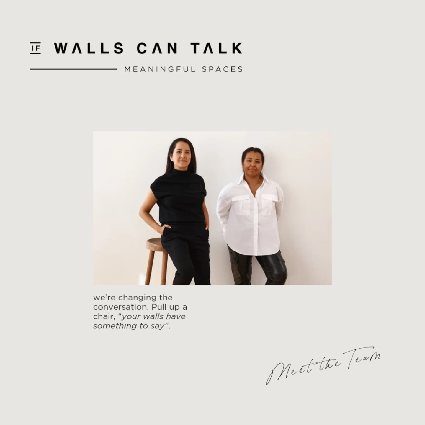 Meet the team! We're the creative duo passionate about elevating spaces into personal narratives.
Ever looked at a room and thought, ' This space has a story to tell'. That's what we do. Whatever your walls are whispering, we're all ears!
PS. Swipe to get to know us better
.
.
.
#meettheteam #spacetransformation #retaildesign
#organizedliving #homerefresh #designwithpurpose
#interiordesigntoronto #interiordecor #spacestyling