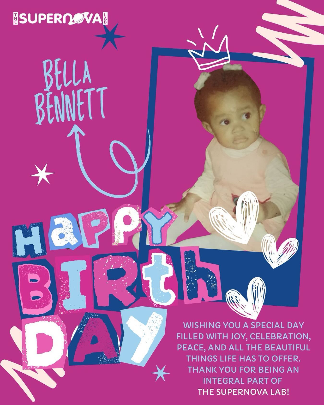 Wishing a very special Happy Birthday to one of our amazing team members!!! @bellaabbennett 🎉